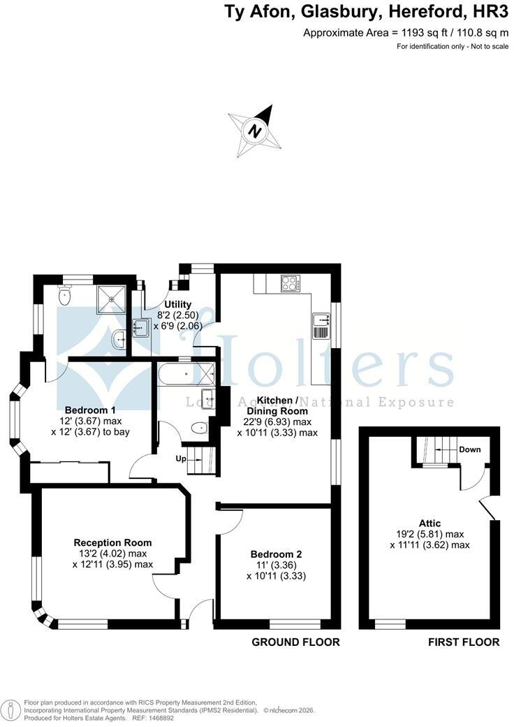 Glasbury, Hereford floorplan