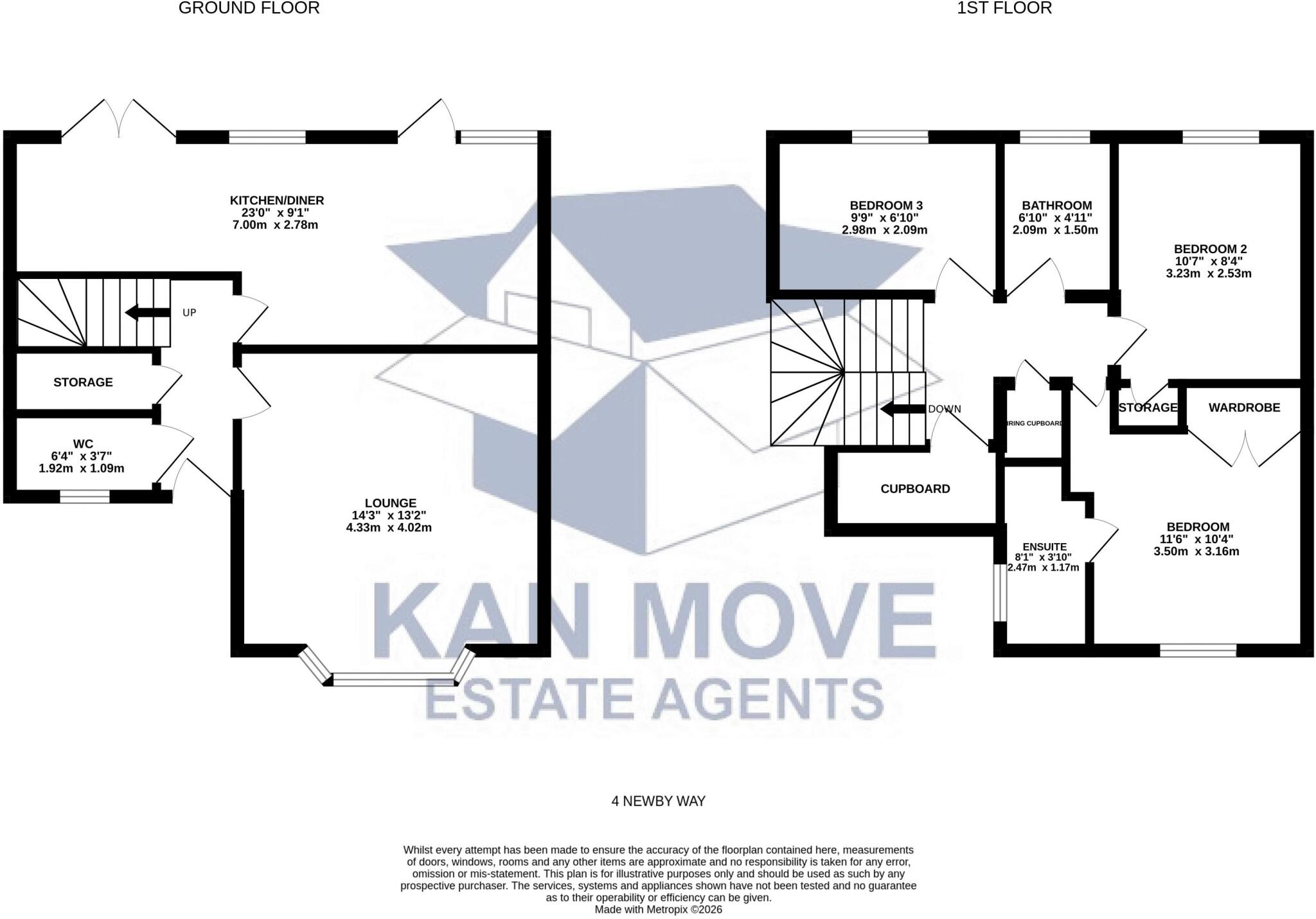 Newby Way, Spennymoor floorplan