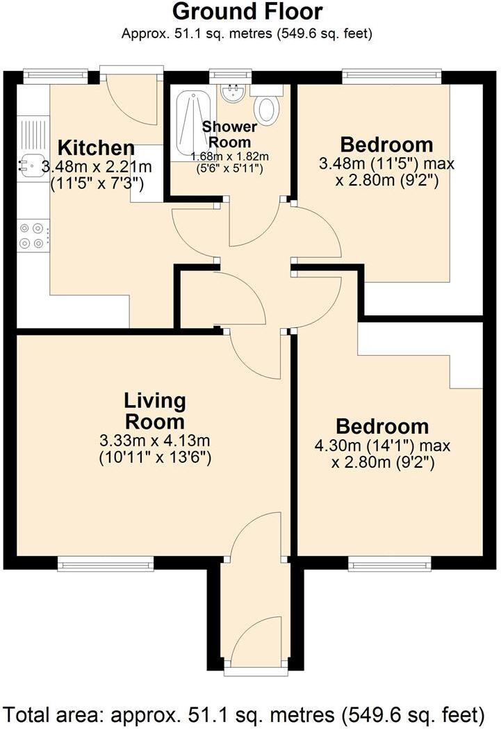 Thurlow, Lowton, Warrington floorplan