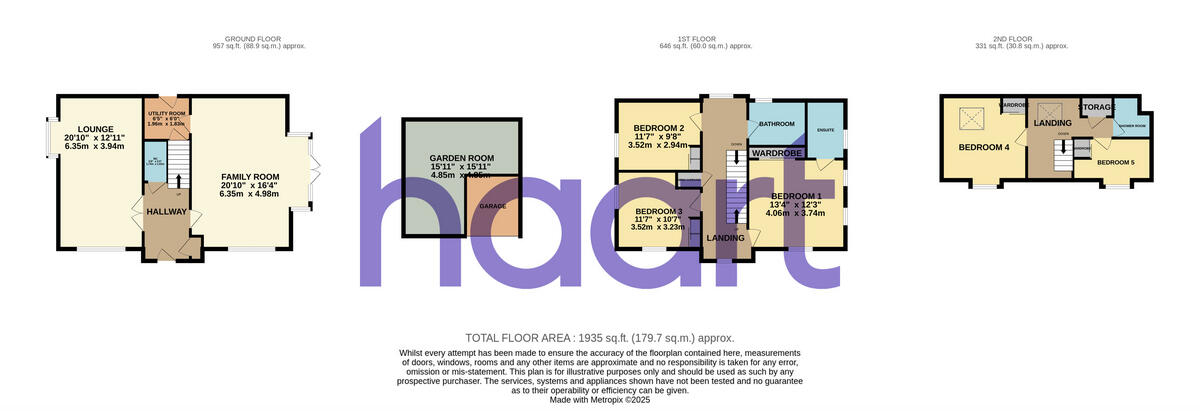 Montague Way, Chellaston floorplan