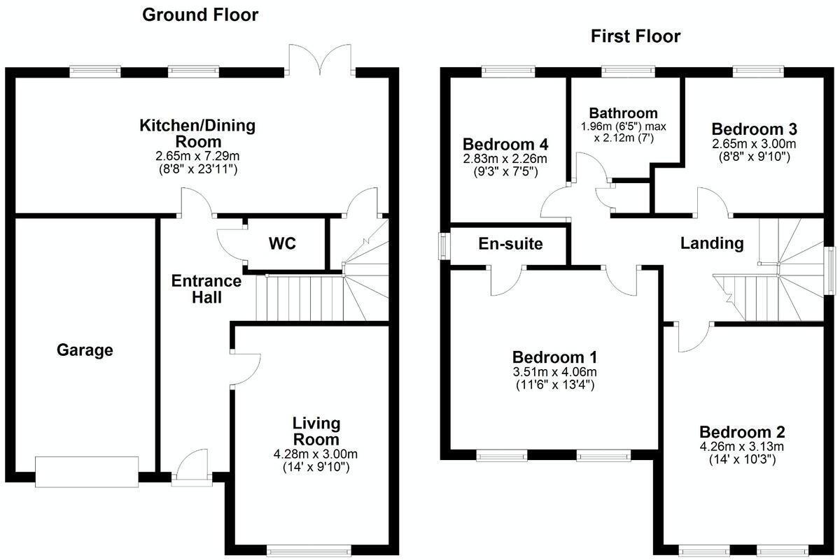 Kestrel Road, Barnsley, S75 1AR floorplan