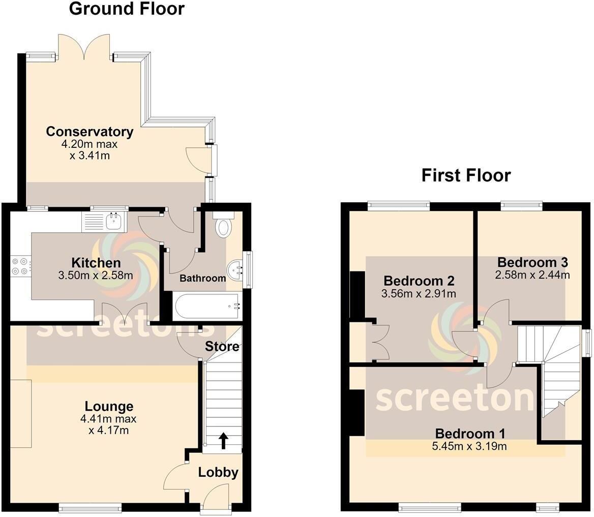 Grange Grove, Moorends, Doncaster floorplan