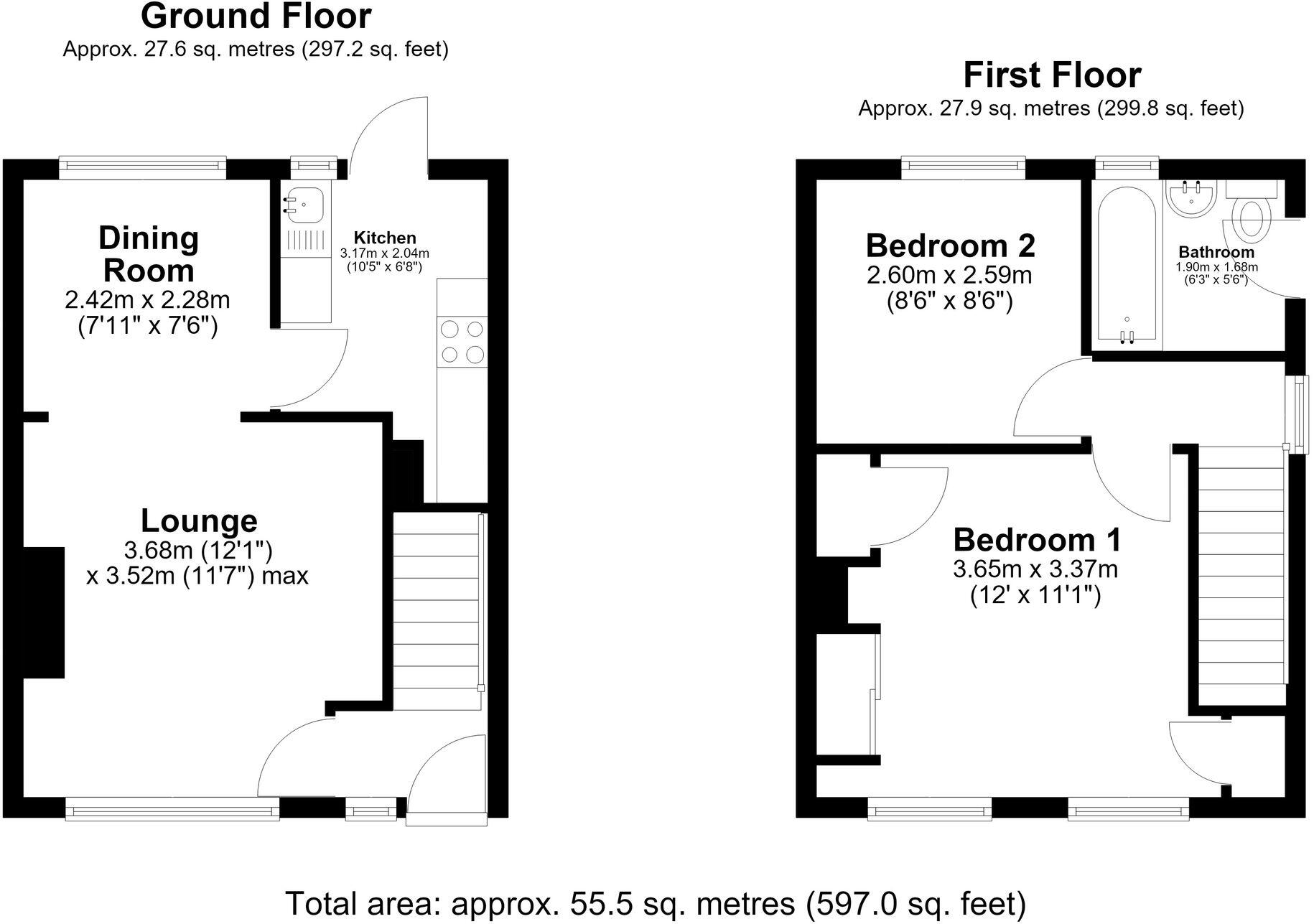 Garden Walk, Royston, SG8 floorplan