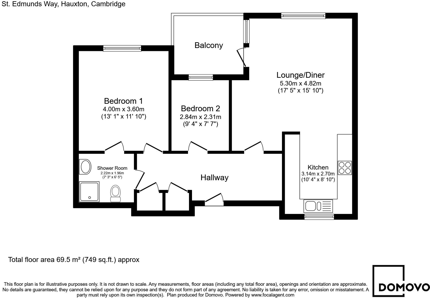 St. Edmunds Way, CB22 floorplan
