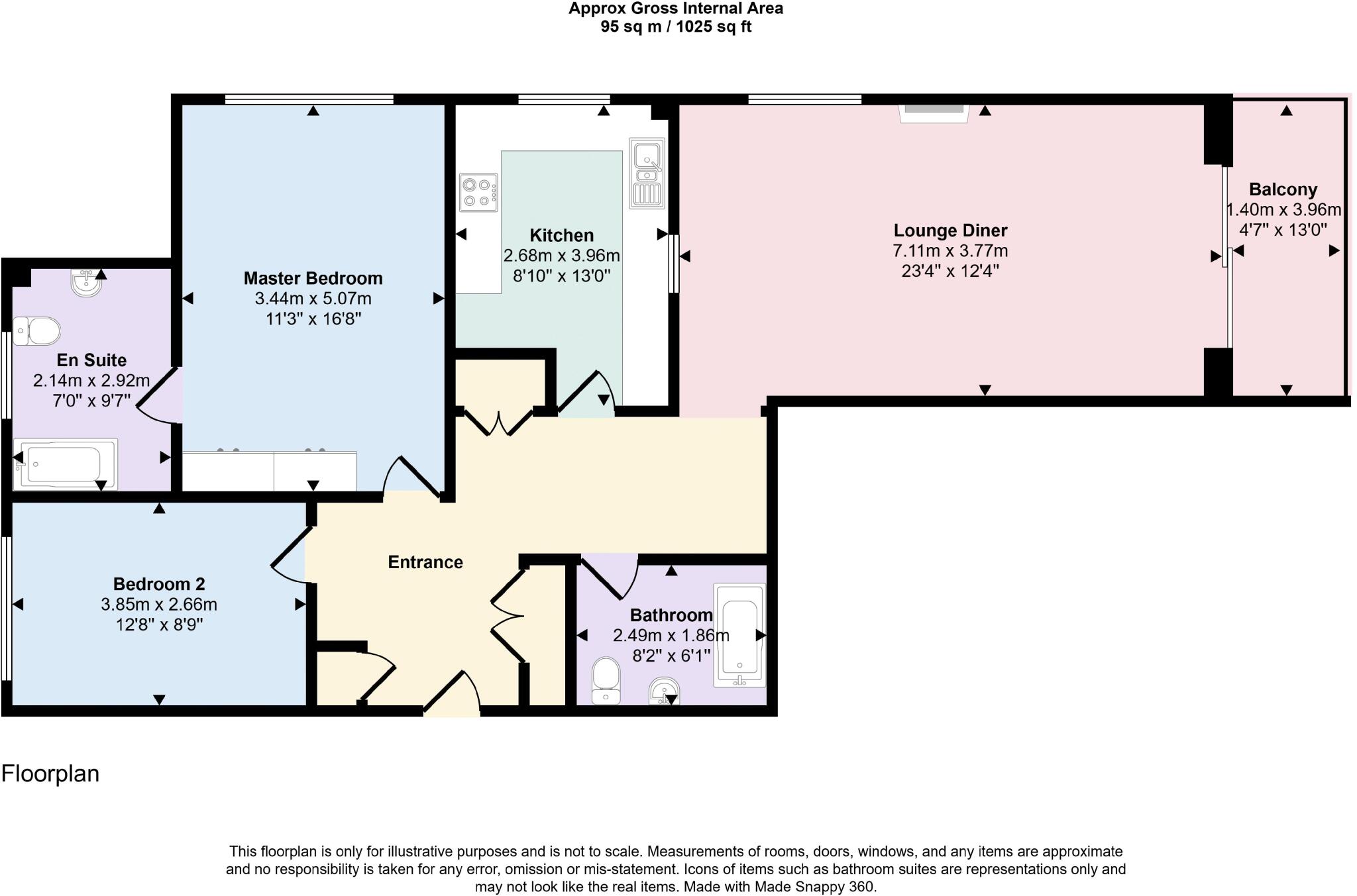 Grove Road, Bournemouth floorplan