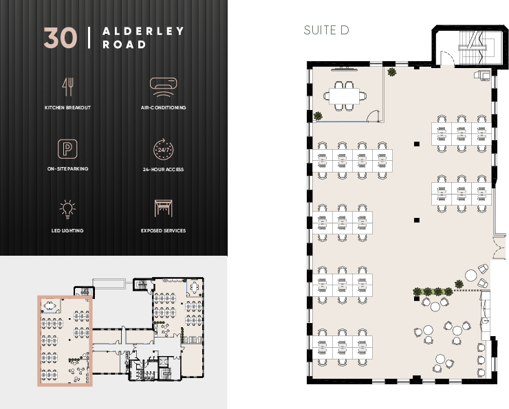 30 Alderley Road Suite D Space Plan