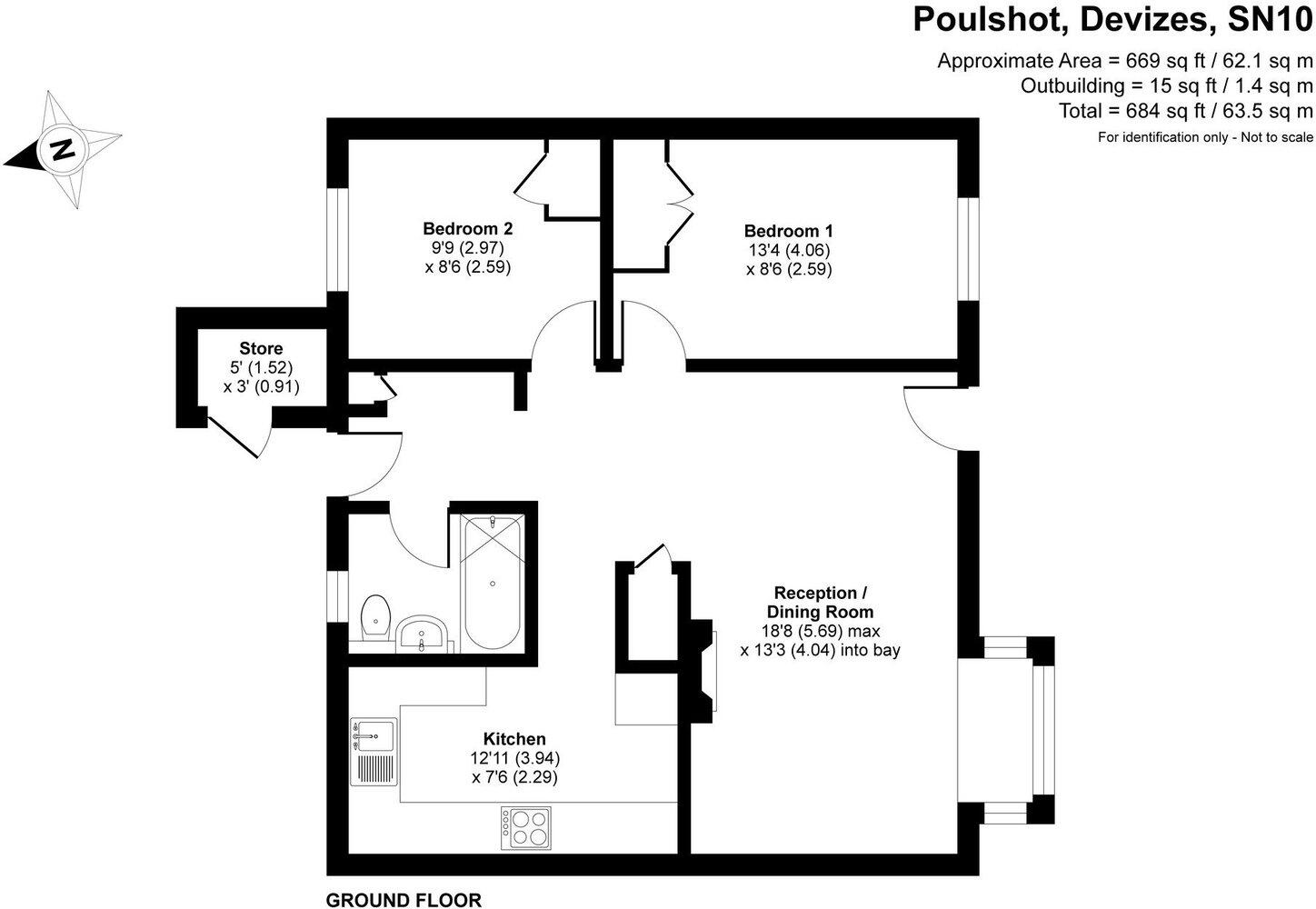 45 Poulshot Road,Poulshot,Devizes,SN10 1RL floorplan