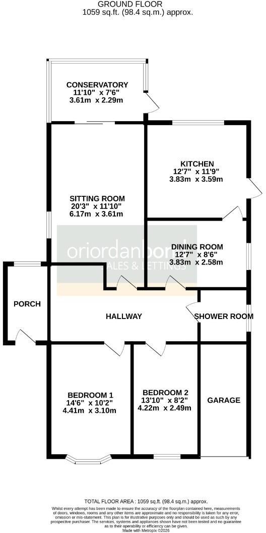 Stowe Walk, Parklands, Northampton NN3 floorplan