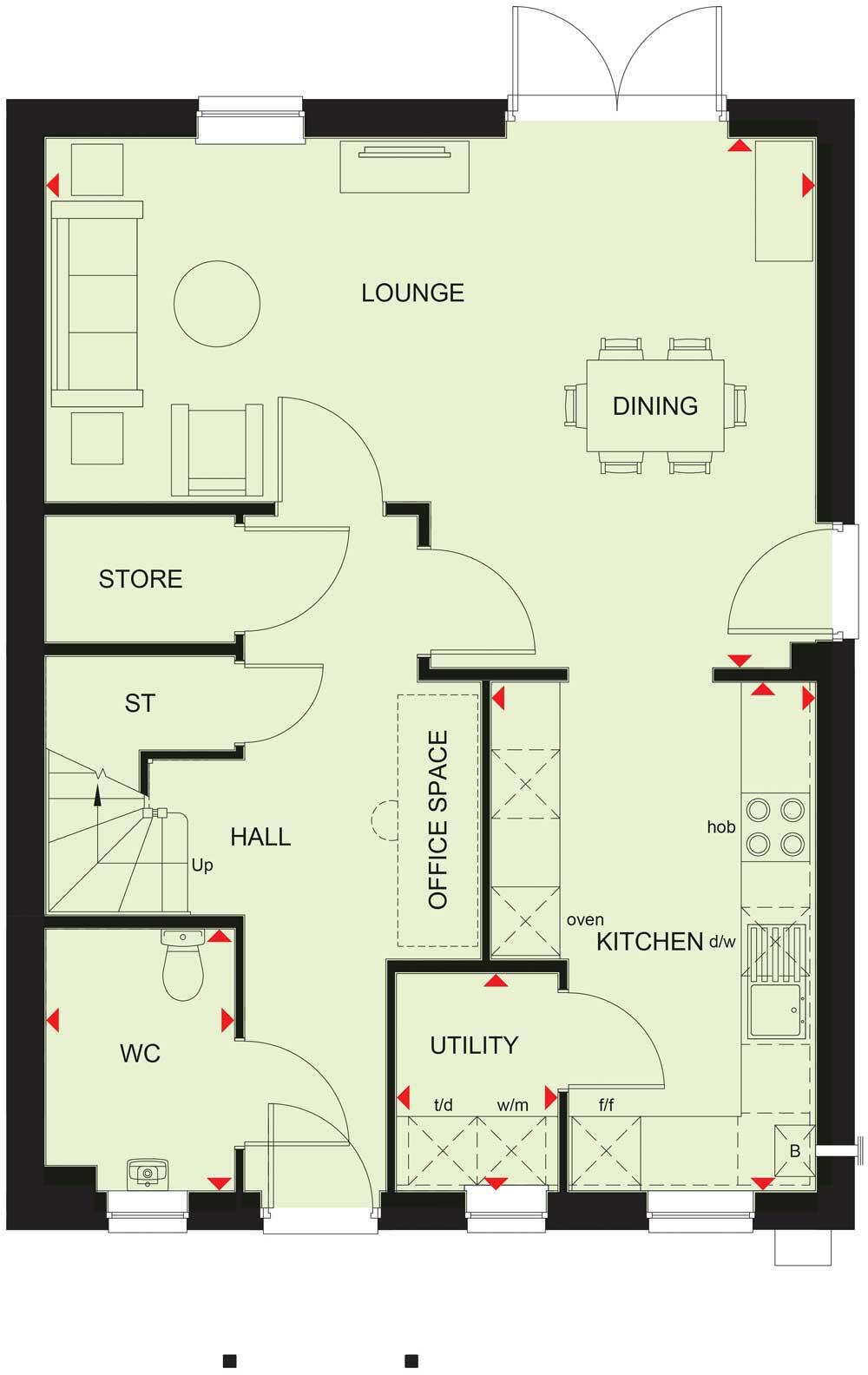 Off The Dunley Road, Stourport on Severn, Worcestershire, DY13 0TT floorplan