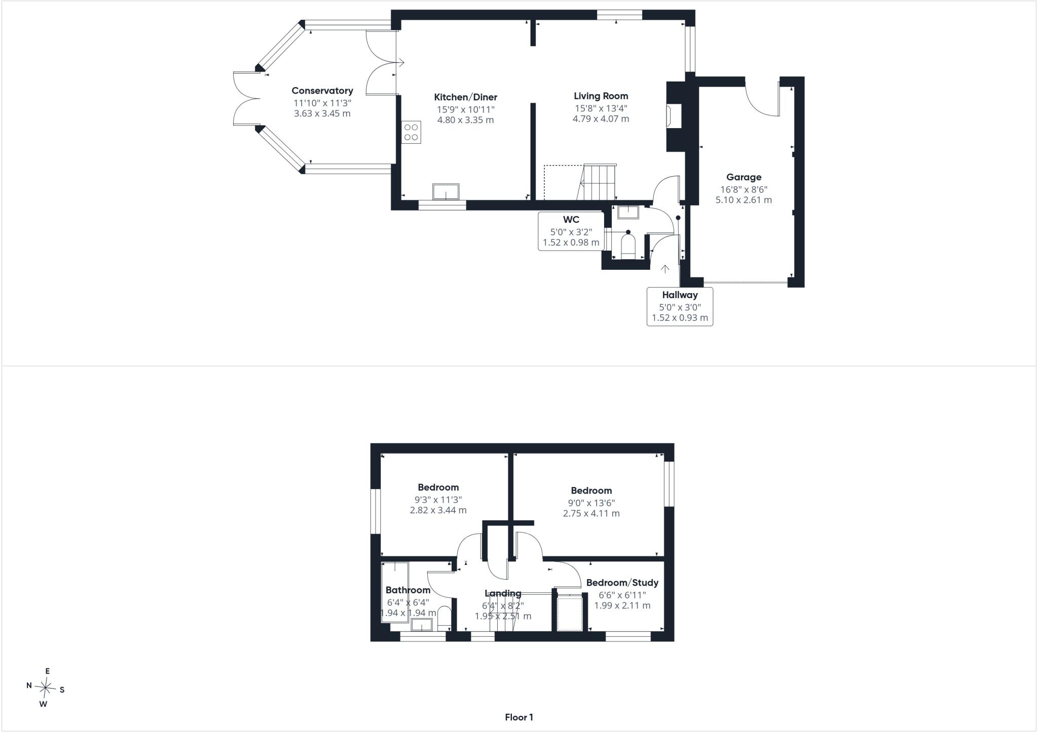 Priors Drive, Norwich, Norfolk floorplan