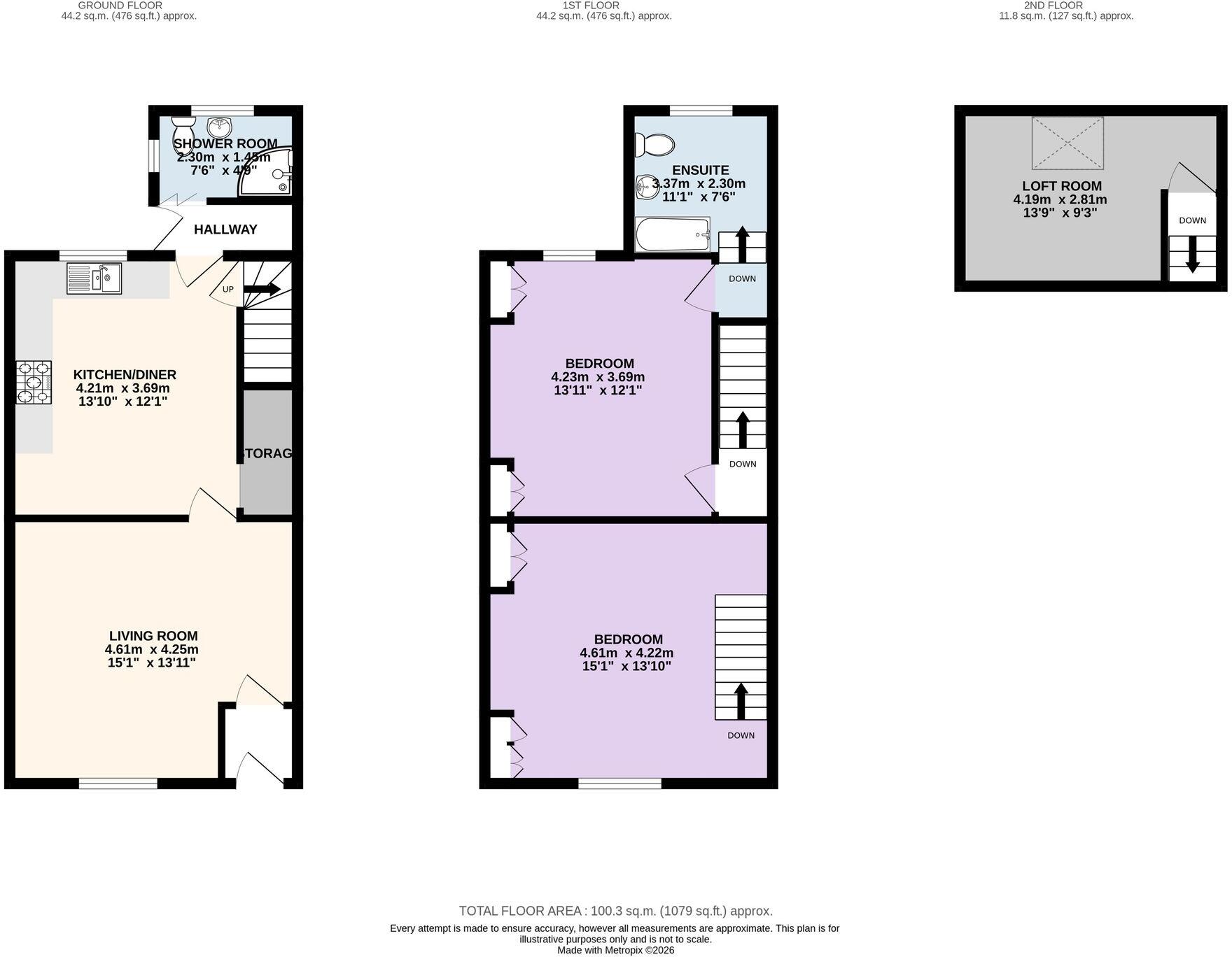 Chapel Brow, Longridge, PR3 floorplan