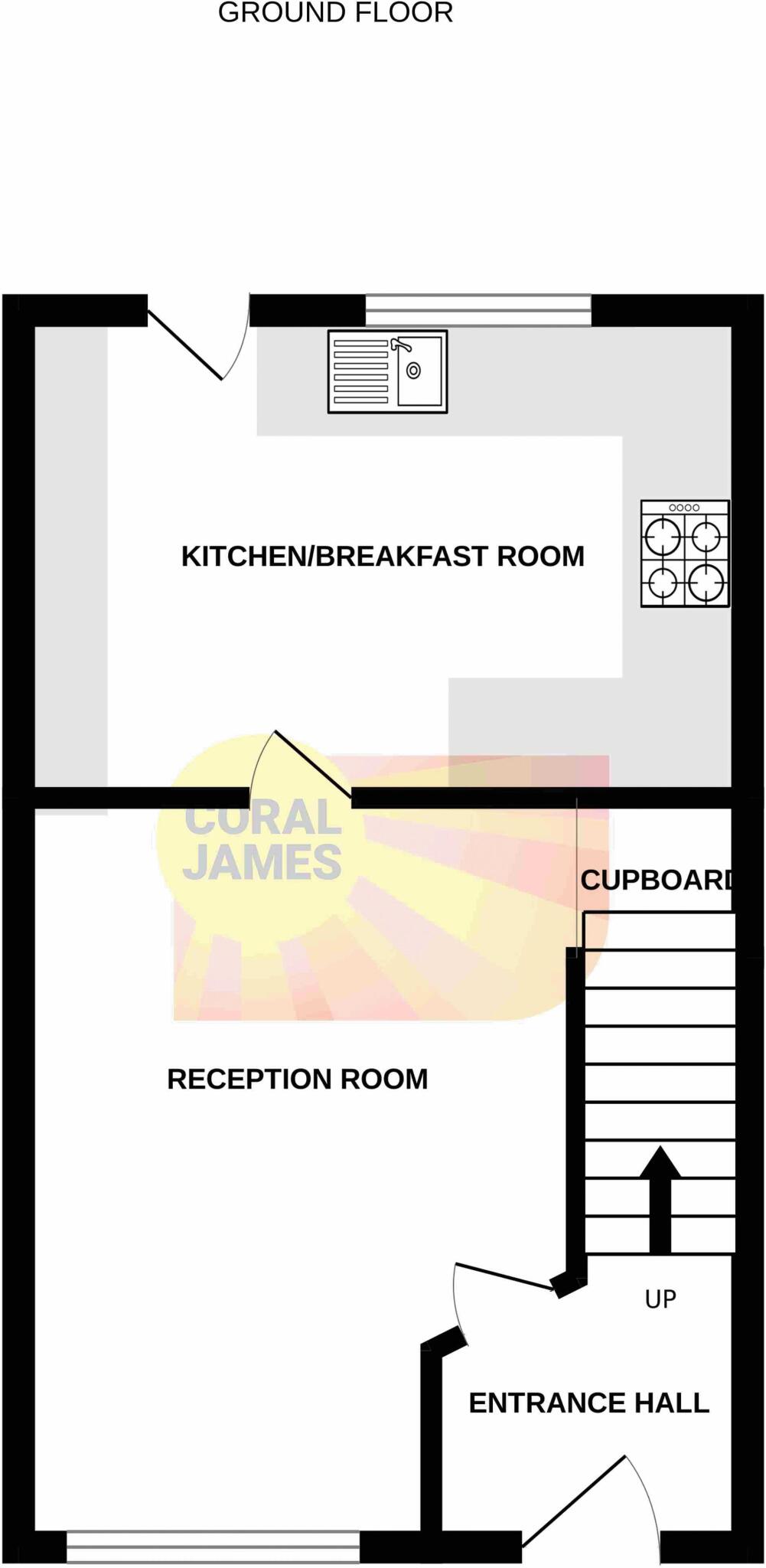 Modern Home in Popular Village floorplan