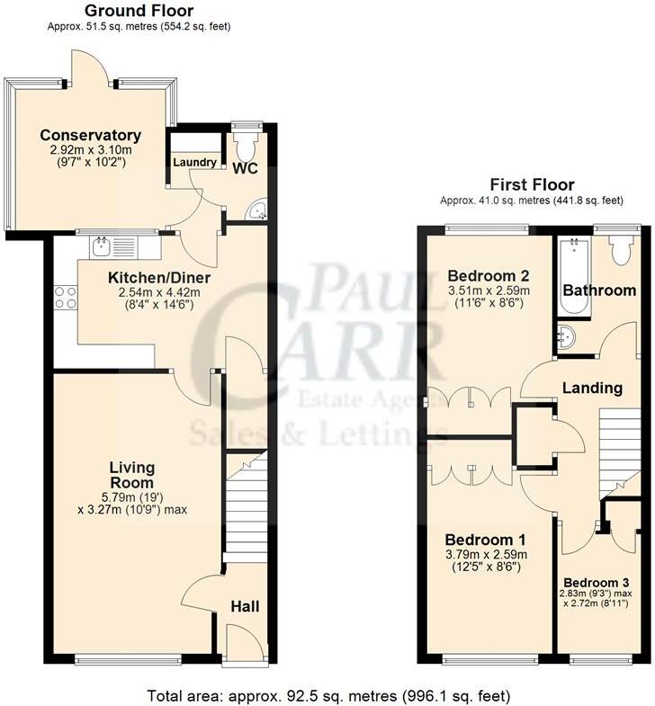 Gorsey Lane, Great Wyrley, WS6 6JA floorplan