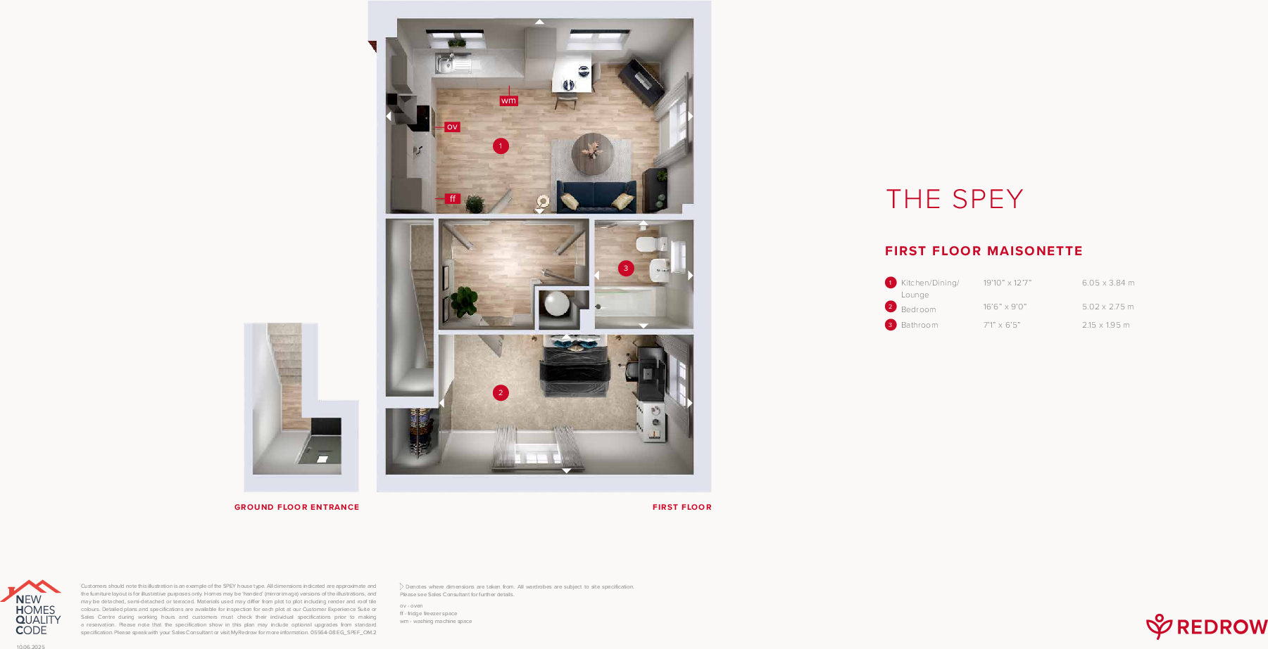Spey, Royal Gardens, Bromyard Road, Worcester, Worcestershire floorplan