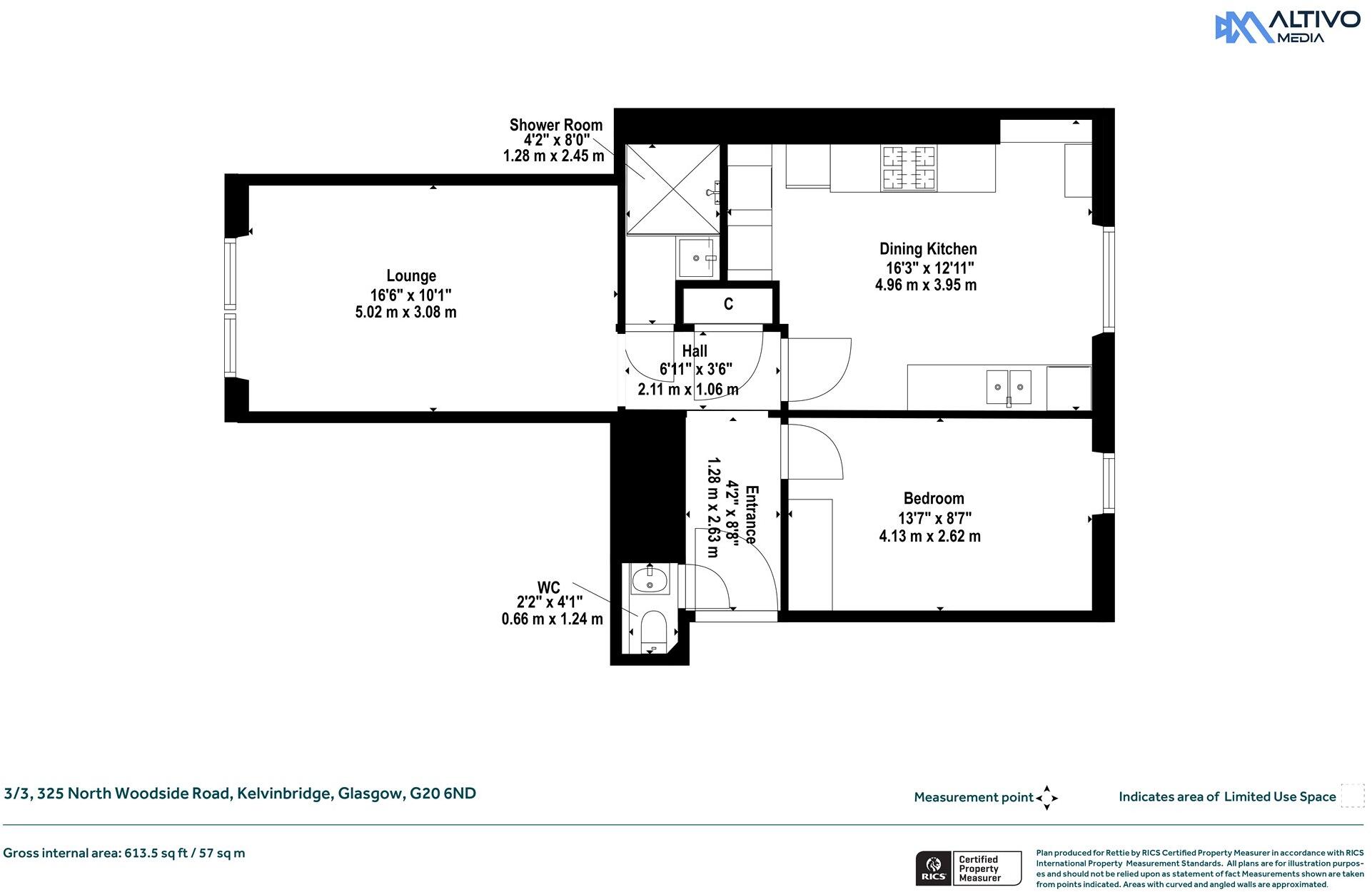 North Woodside Road, Kelvinbridge, Glasgow floorplan