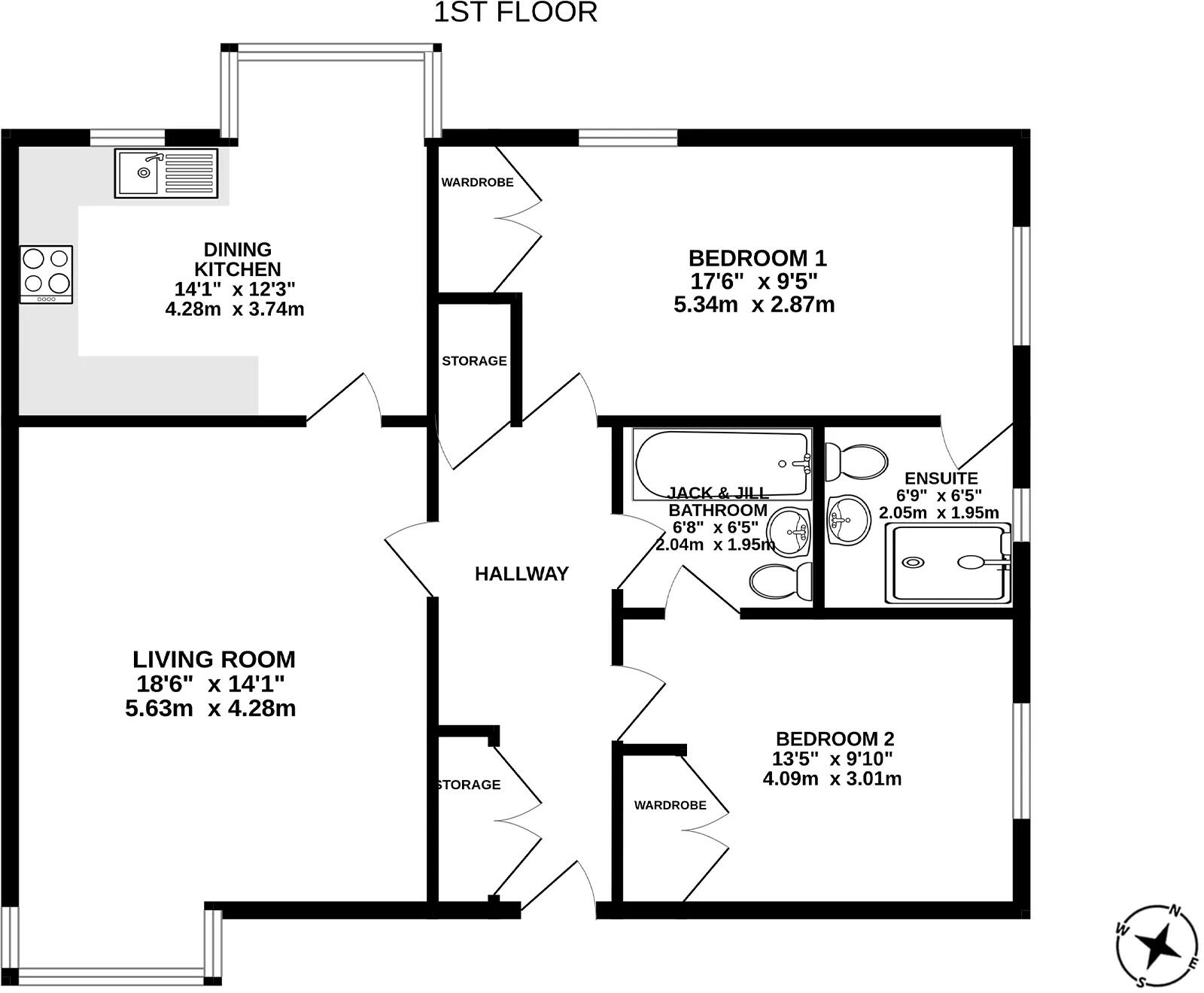 10, Douglas Bay Apartments, Onchan floorplan