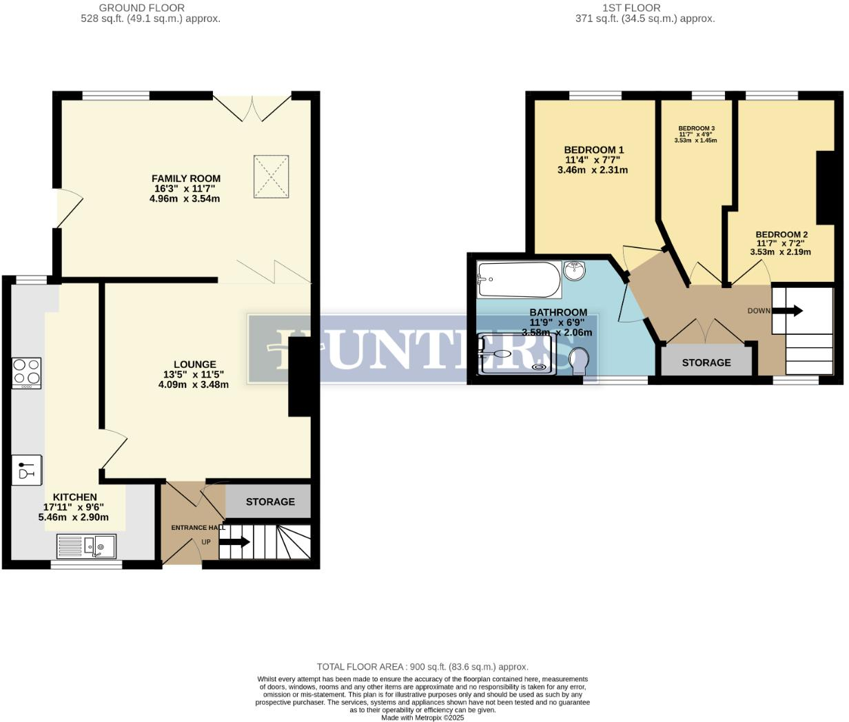 Windermere Avenue, Goldthorpe, Rotherham S63 9PB floorplan