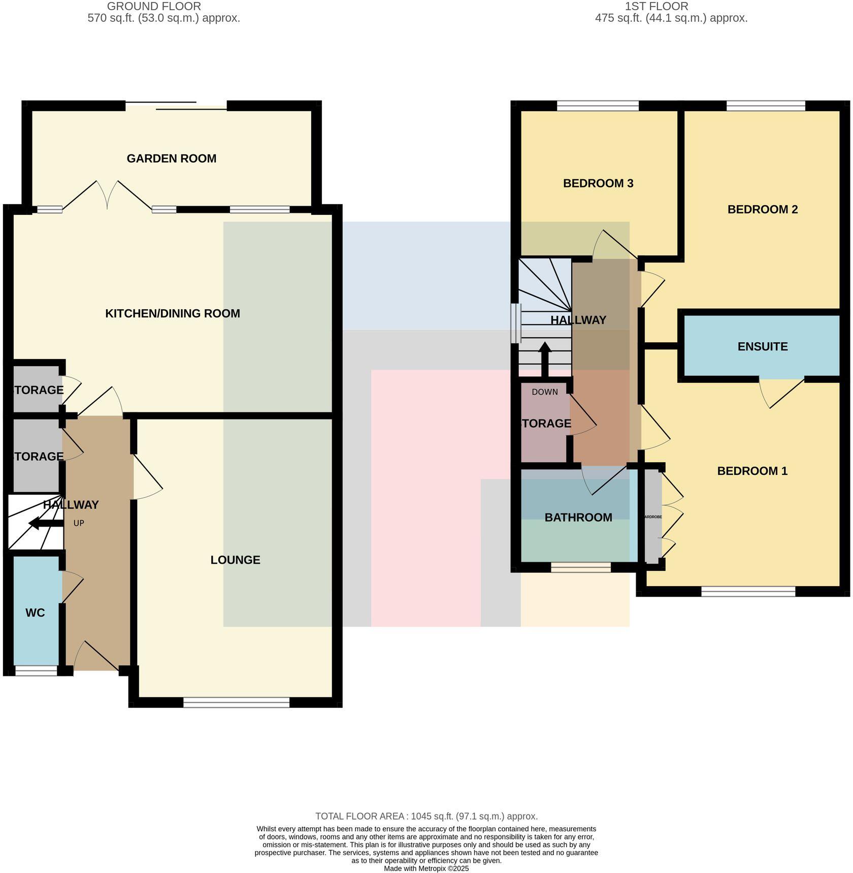 Burges Close, Radyr, CF15 floorplan