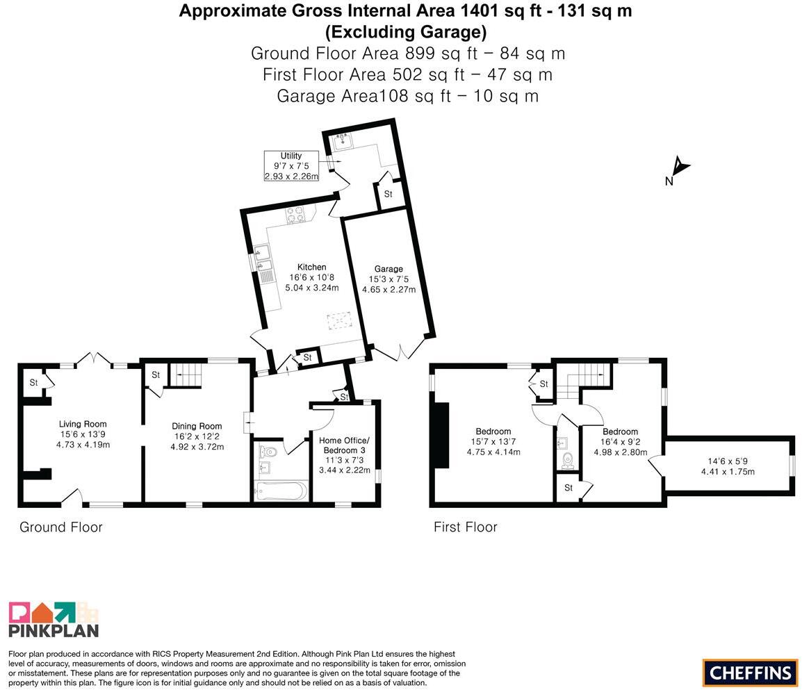 Church End, Gamlingay, Sandy floorplan