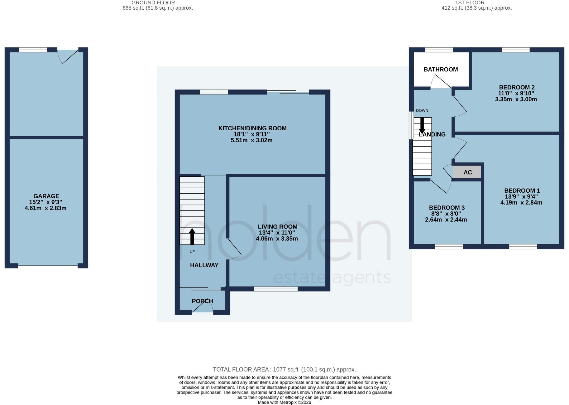 Wordsworth Avenue, Maldon floorplan