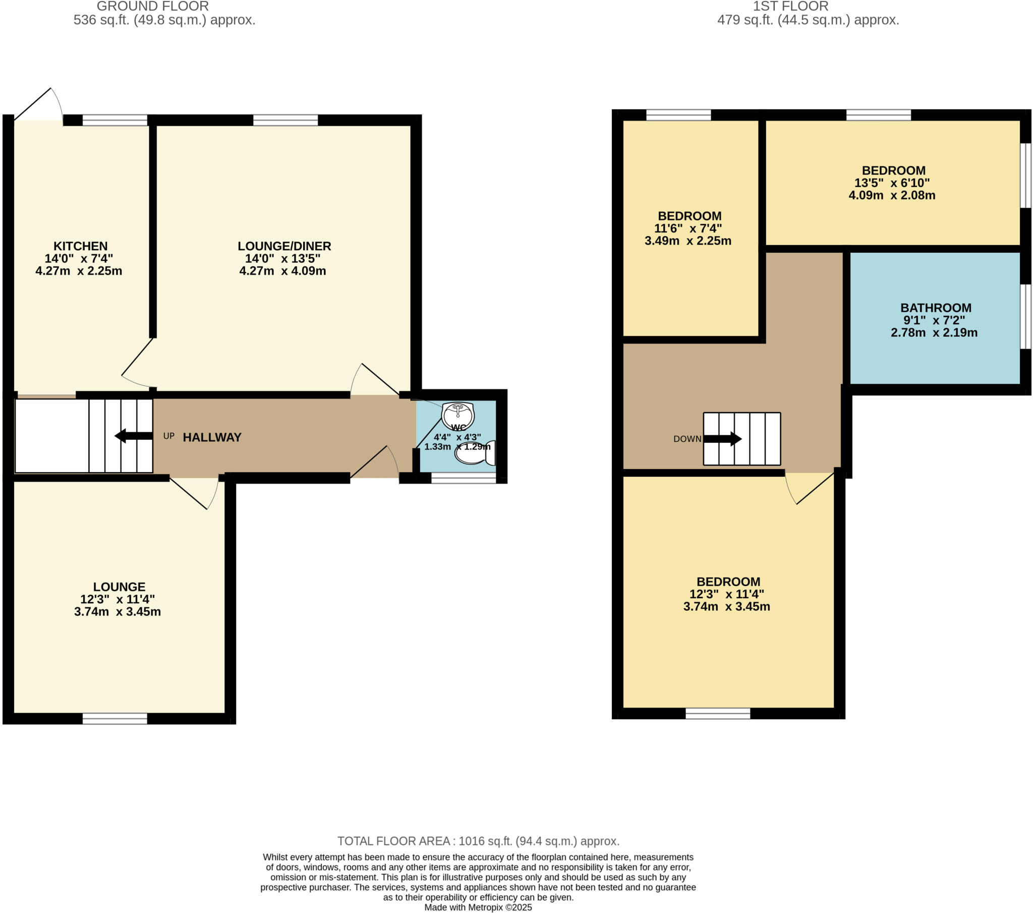 Park Grove, Bramley floorplan