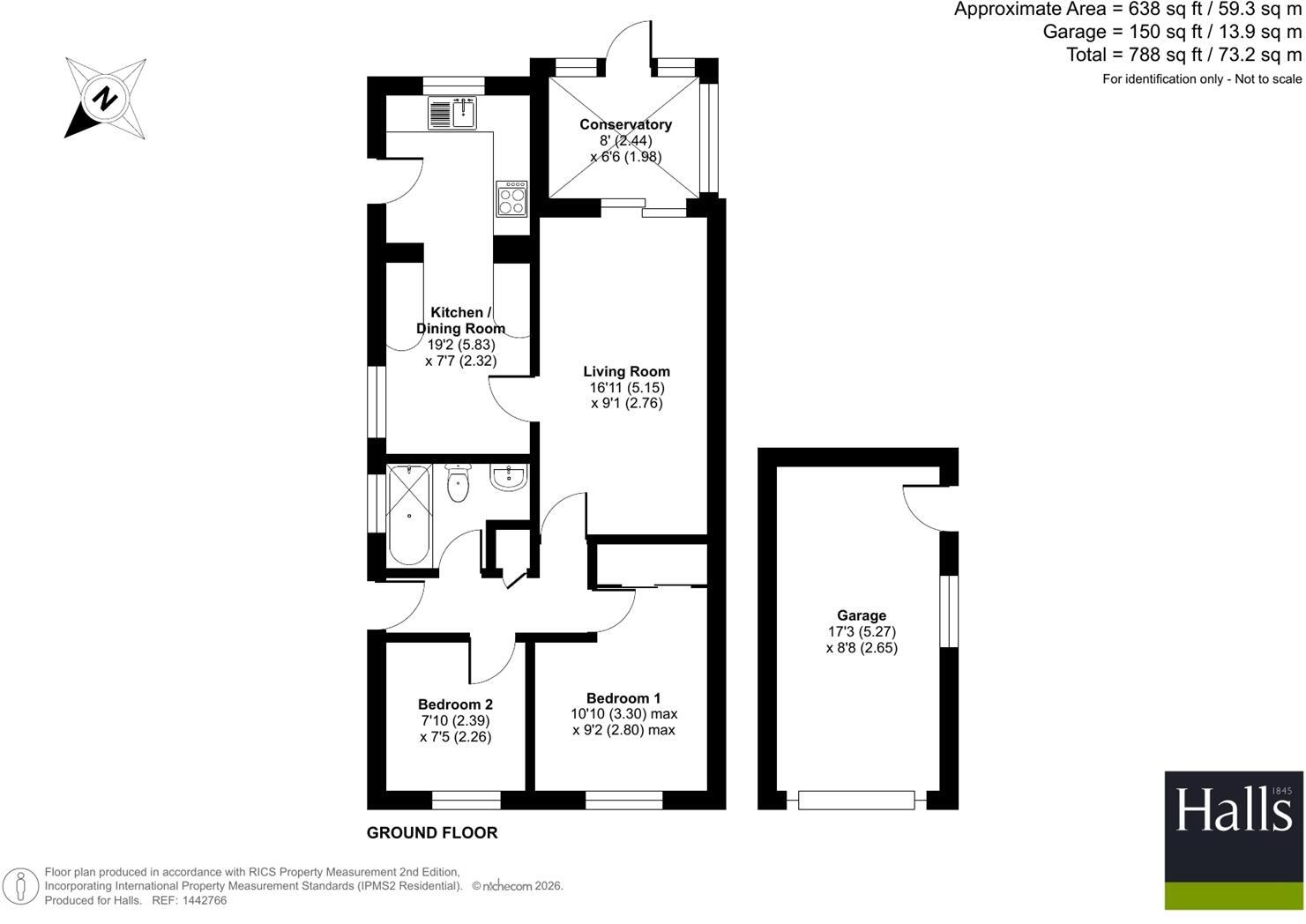 Hillcrest, Ellesmere. floorplan