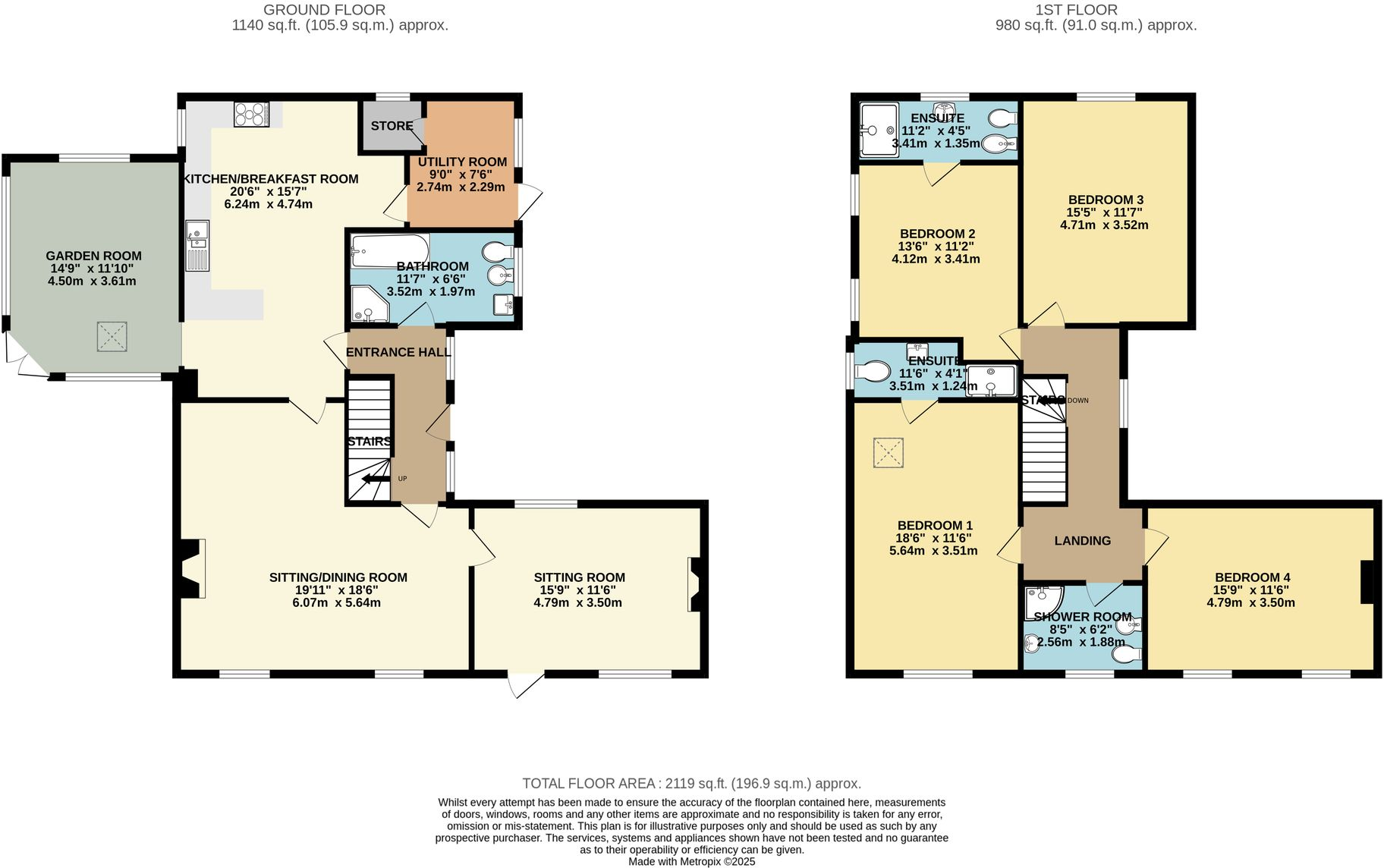 Bannut Tree Farm Cross Bank Bewdley DY12 2XB floorplan