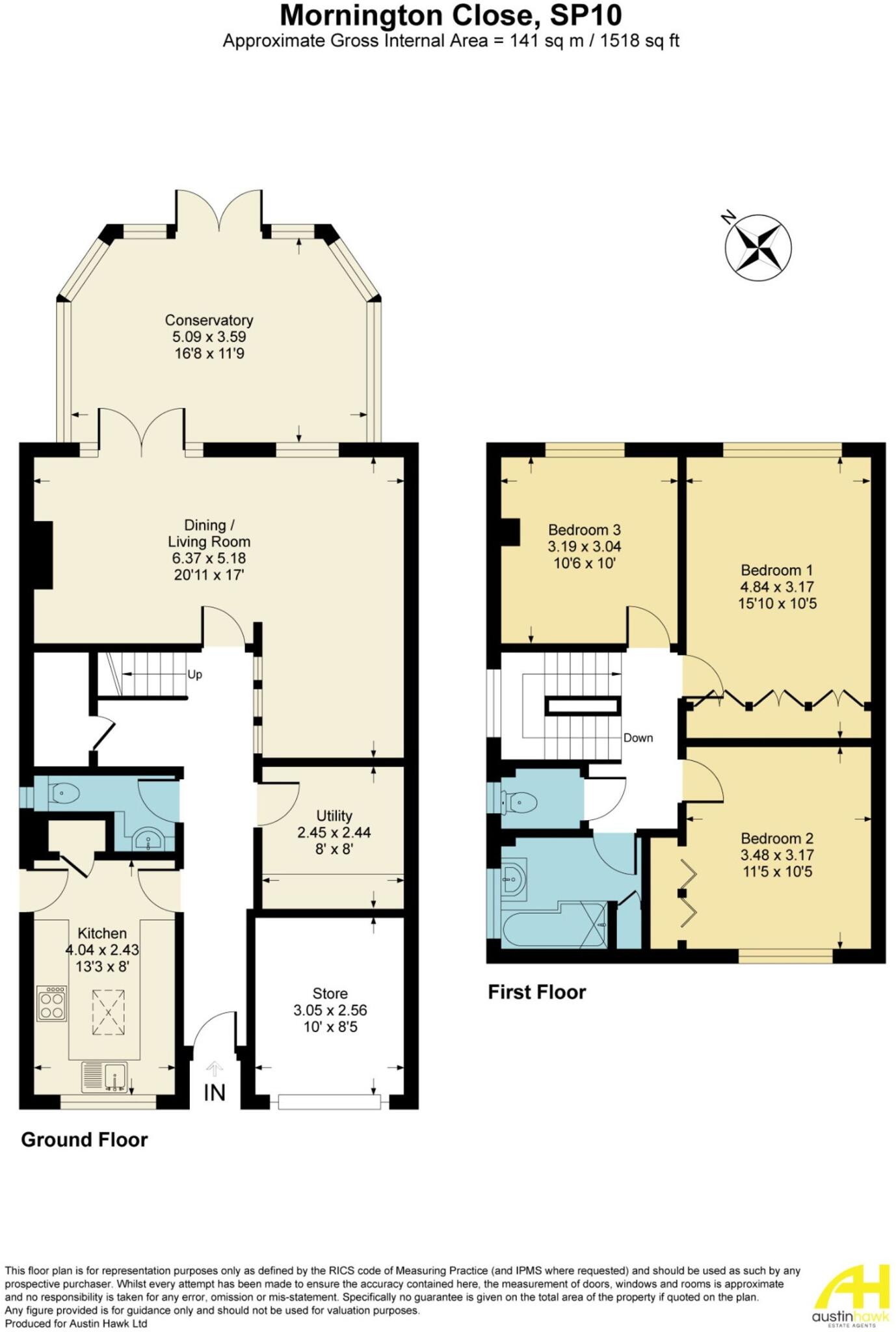 Mornington Close, Andover, SP10 floorplan