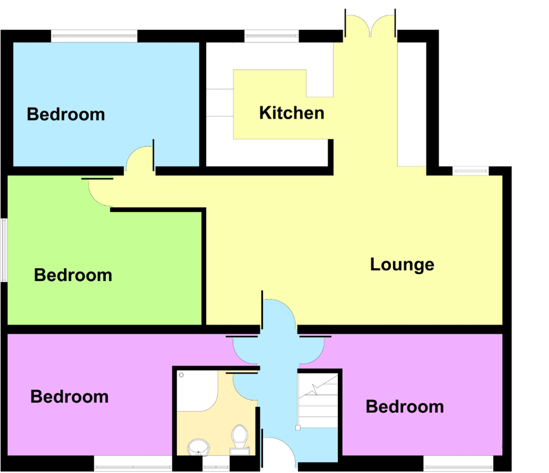 Scalford Drive, Nottingham, NG8 floorplan
