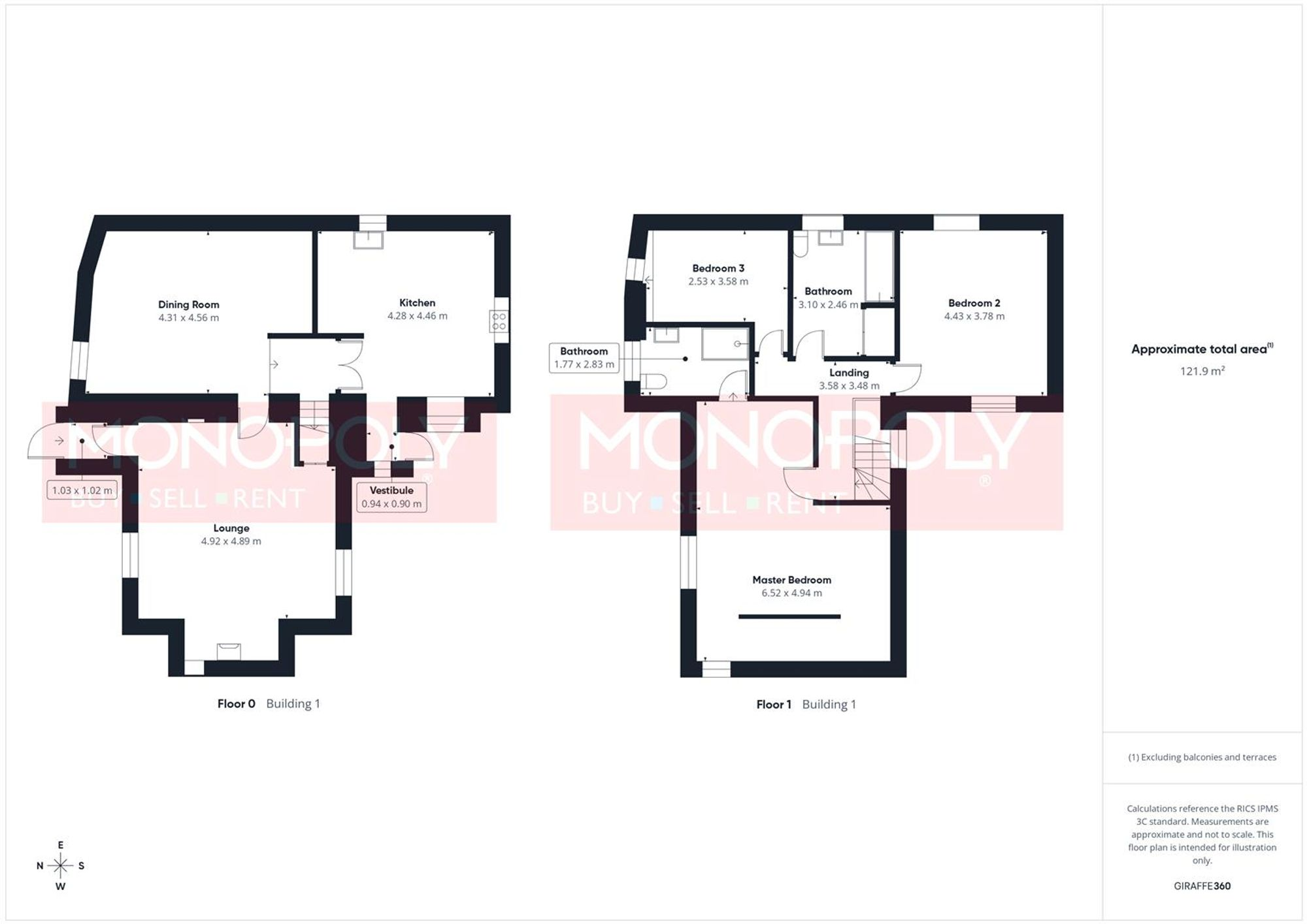 Oxwich Road, Mochdre, LL28 floorplan