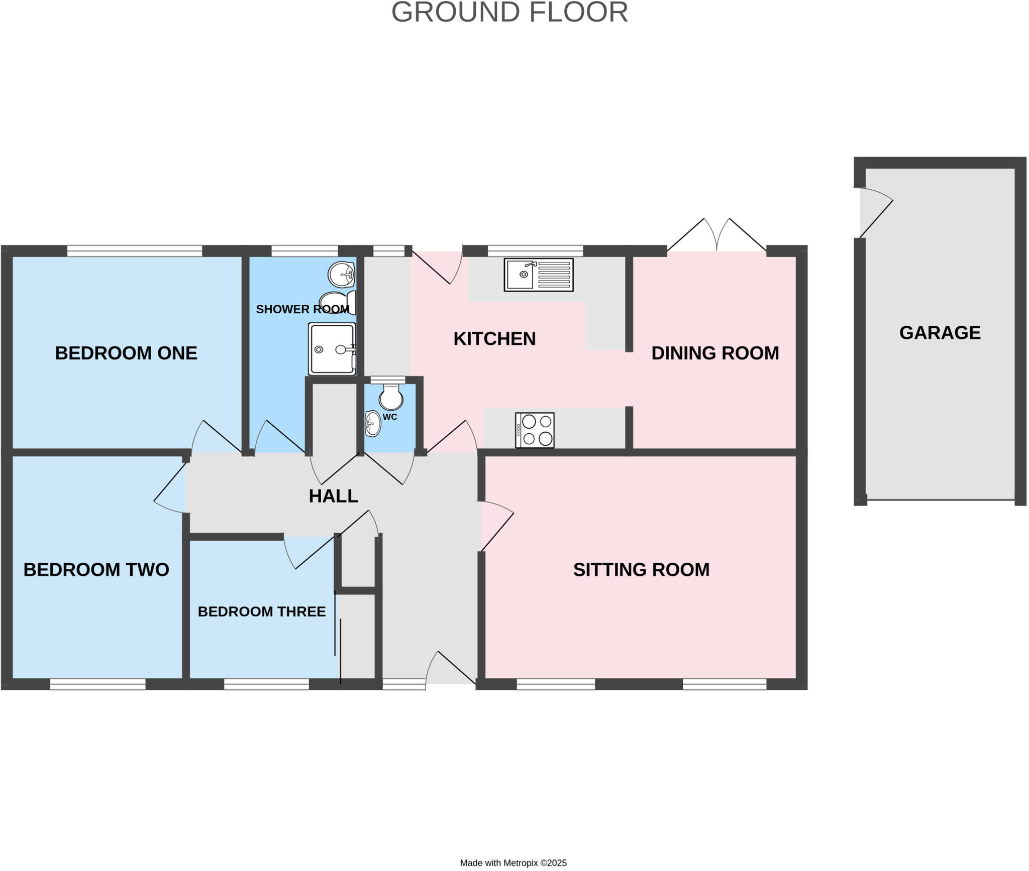 Ferndale Drive, Priorslee, Telford, Shropshire, TF2 floorplan
