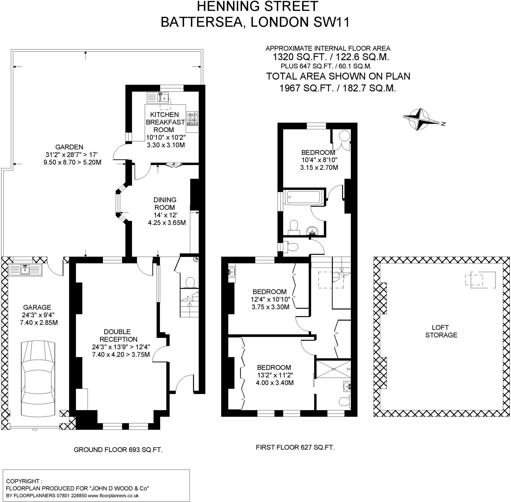 Henning Street, London, SW11 floorplan