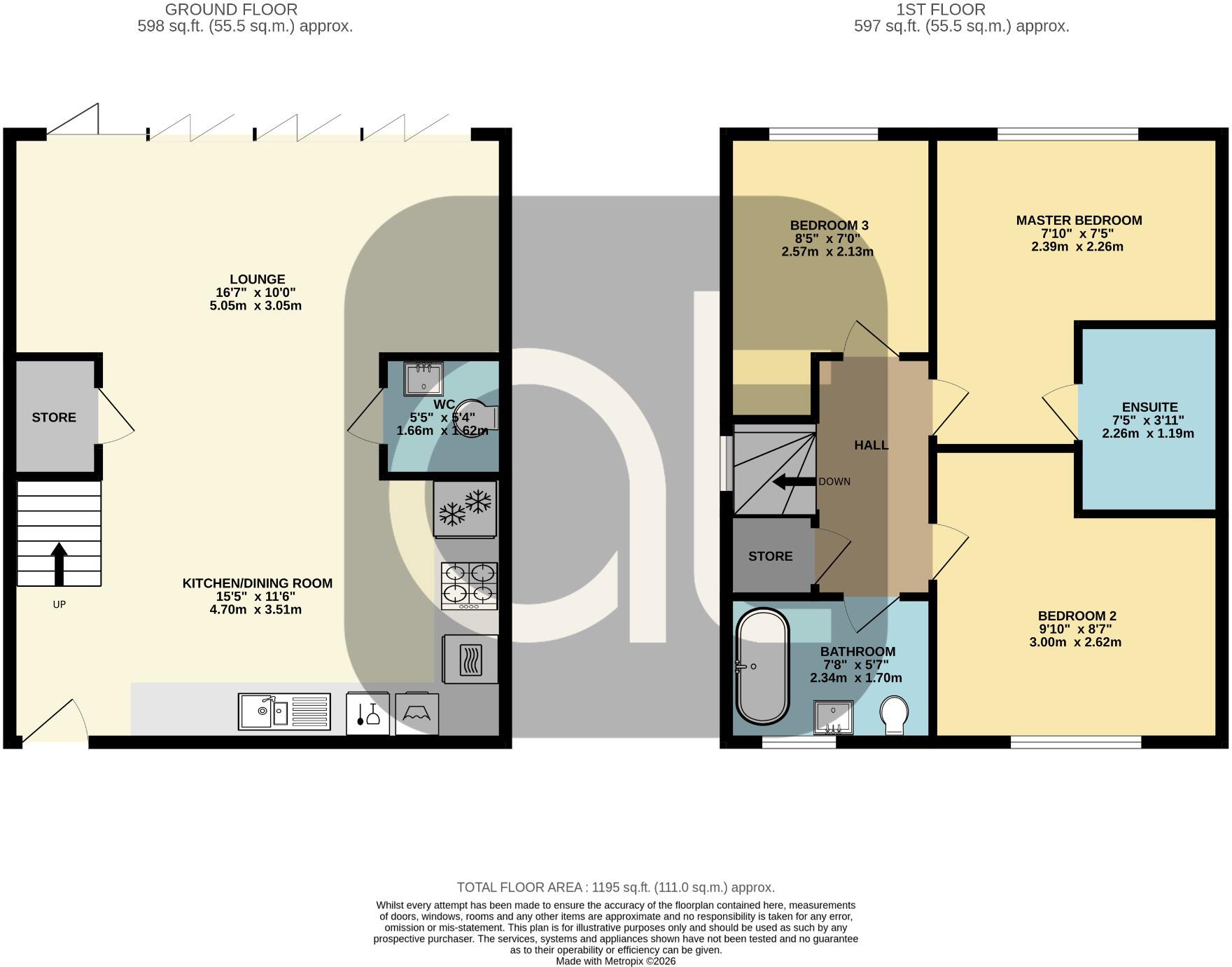 32 Skelton Park, Denny, Falkirk  FK6 5FL floorplan