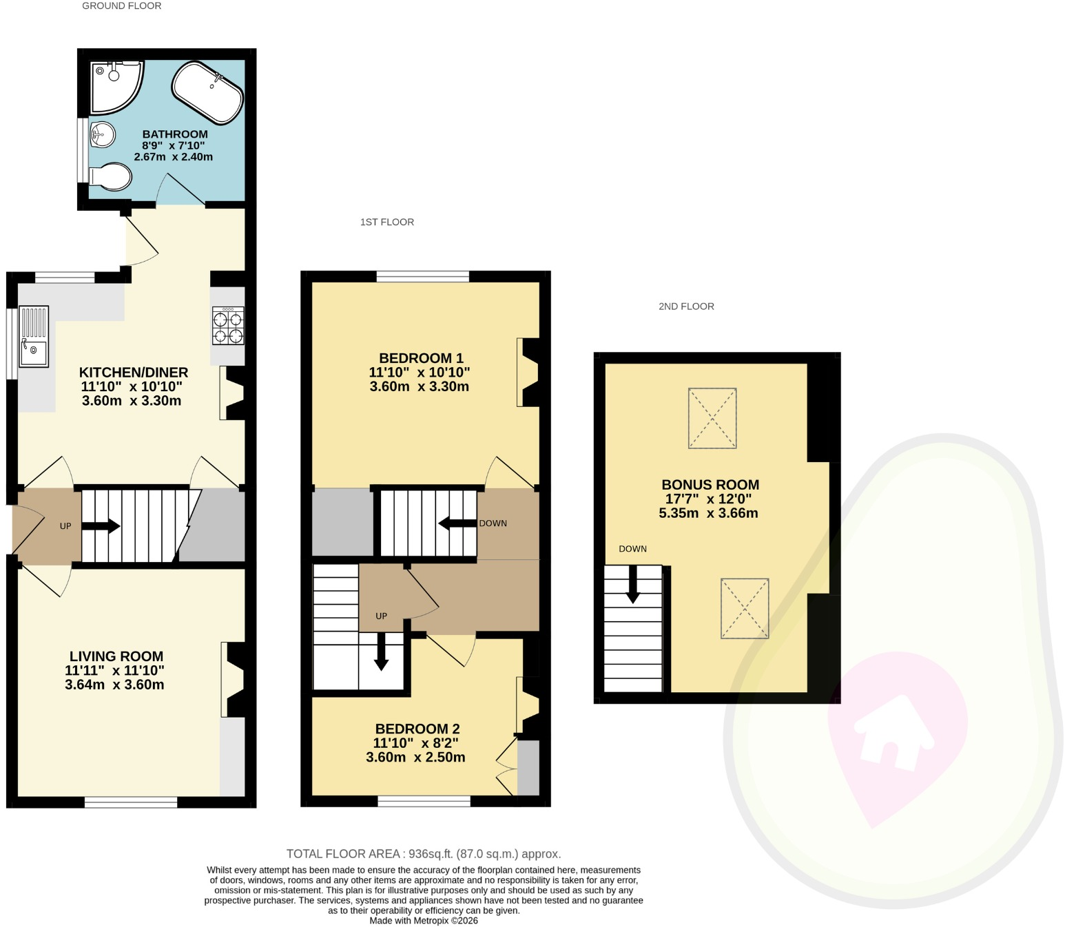 Tile Cottages, Terrace Road North, Binfield, Berkshire, RG42 floorplan
