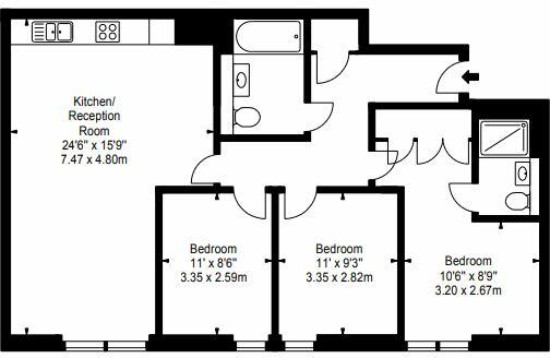 Merchant Square, London floorplan