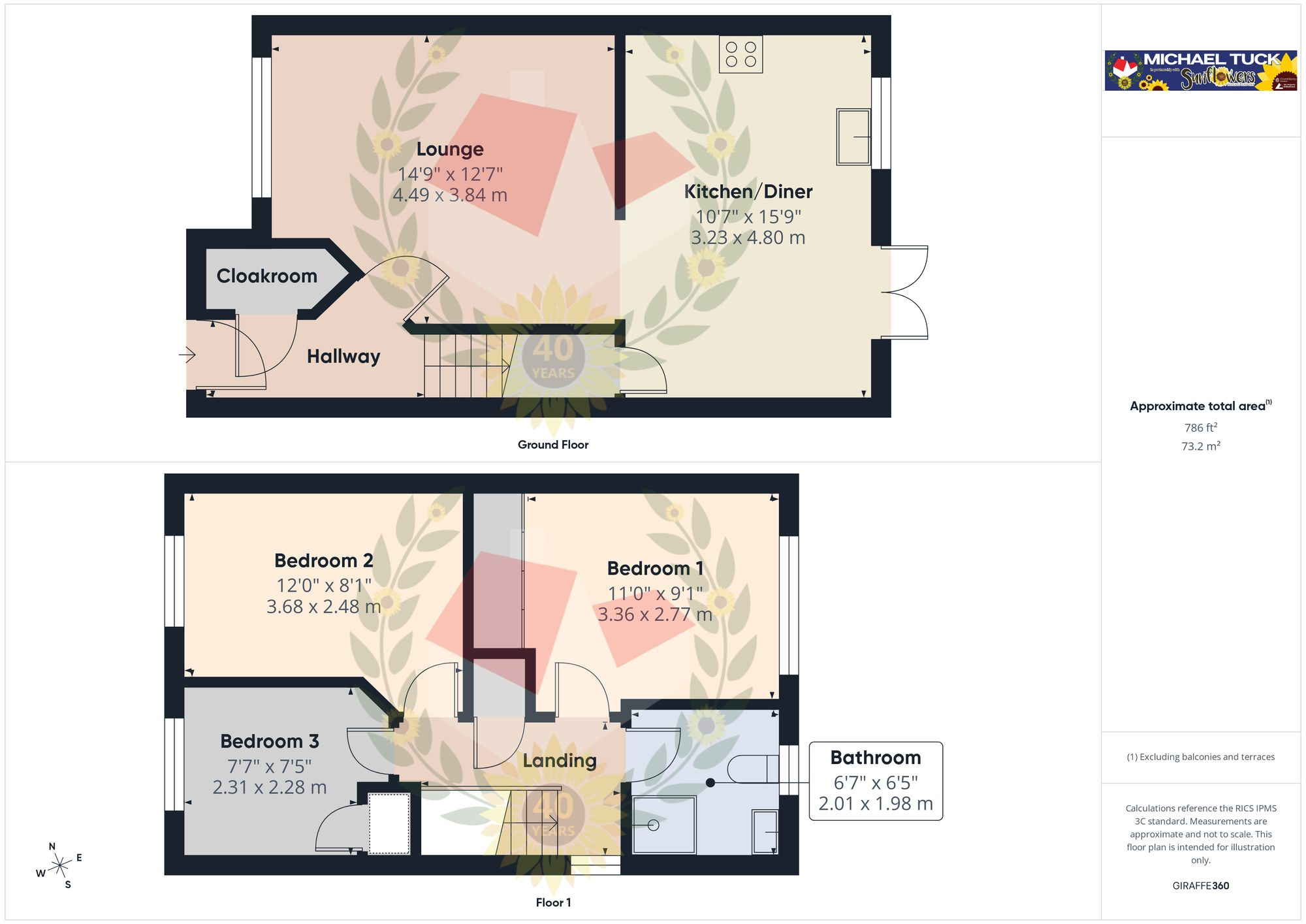 St. Patricks Court, Brockworth, Gloucester, GL3 4NT floorplan