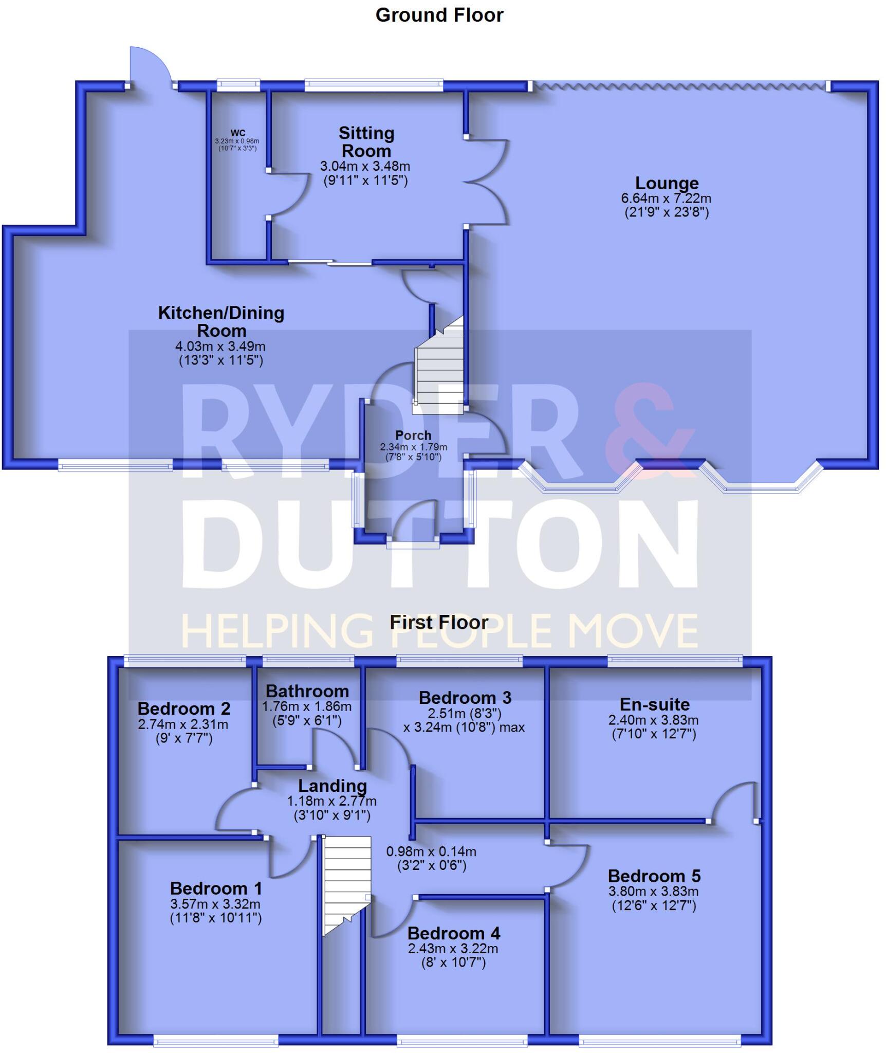Denbydale Way, Royton, Oldham, Greater Manchester, OL2 floorplan