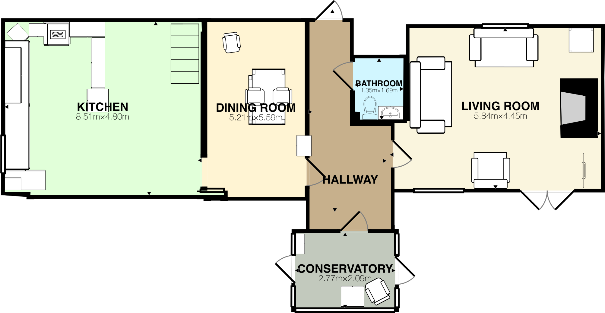 Holywell Farm, Yorkshire, TS13 floorplan