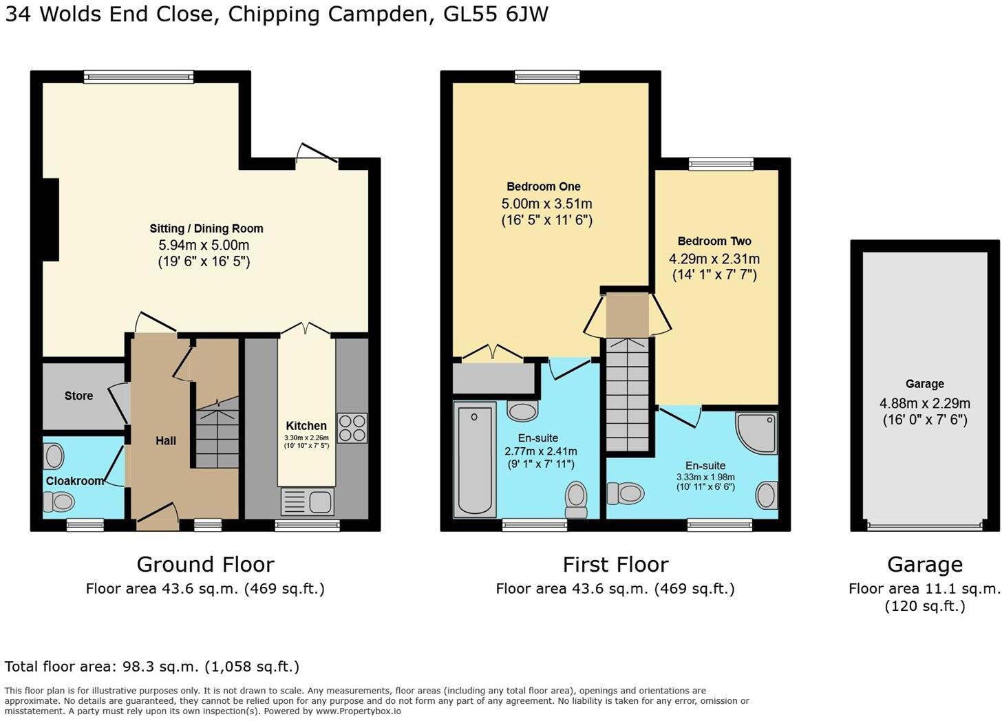 Wolds End Close, Chipping Campden floorplan