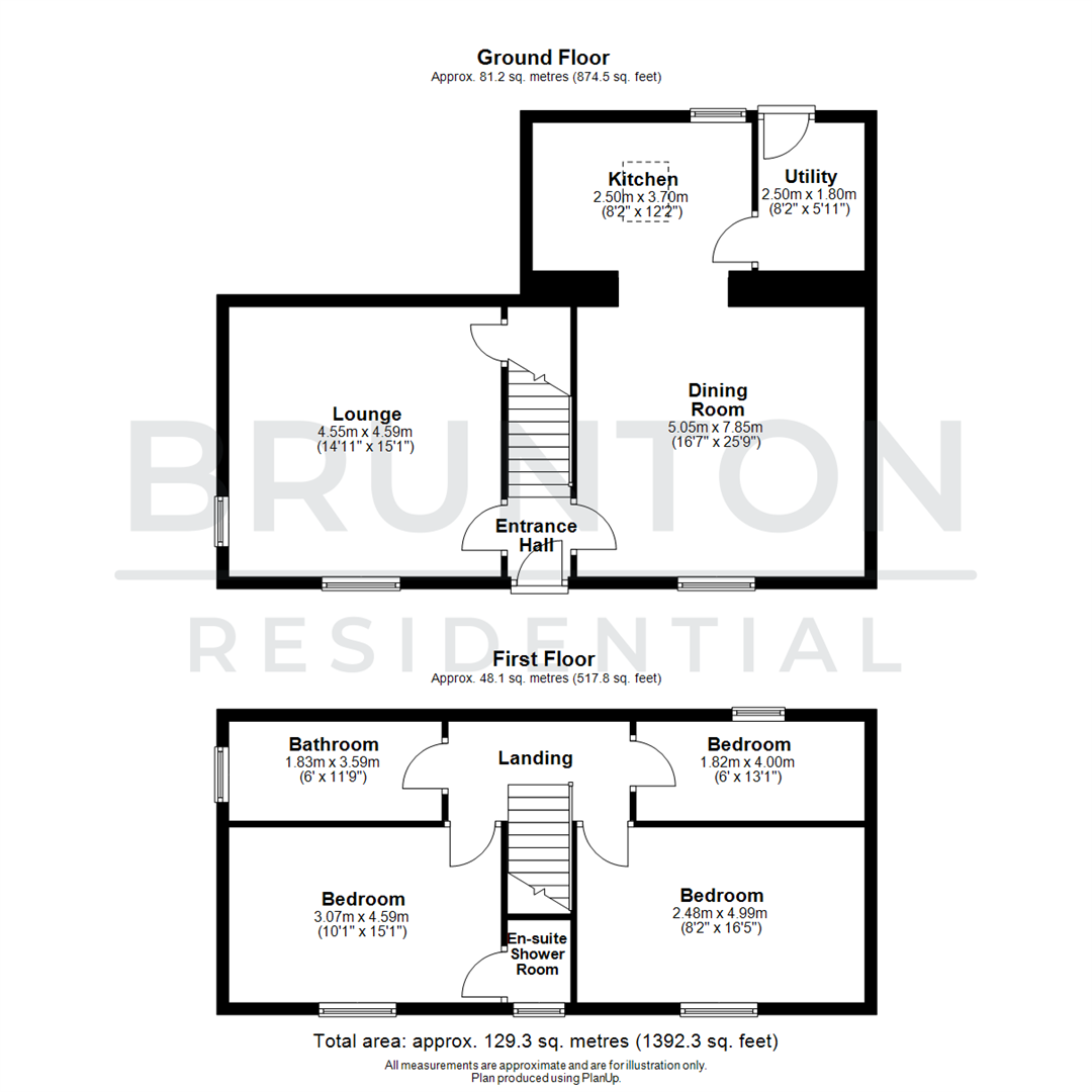 West View, Bellingham, NE48 floorplan