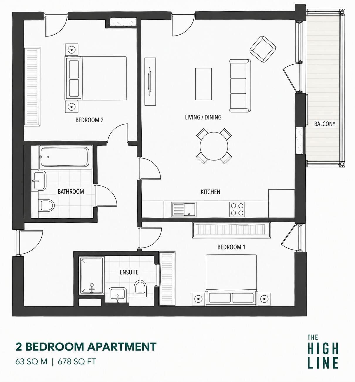 The Highline, 27 Radial Avenue floorplan
