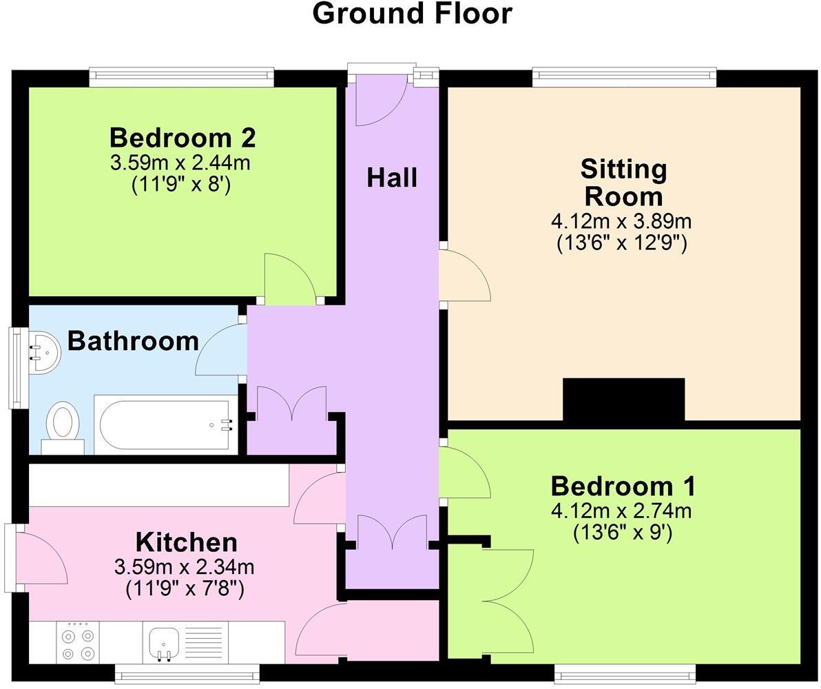 38 Bedale Road, Aiskew, Bedale floorplan