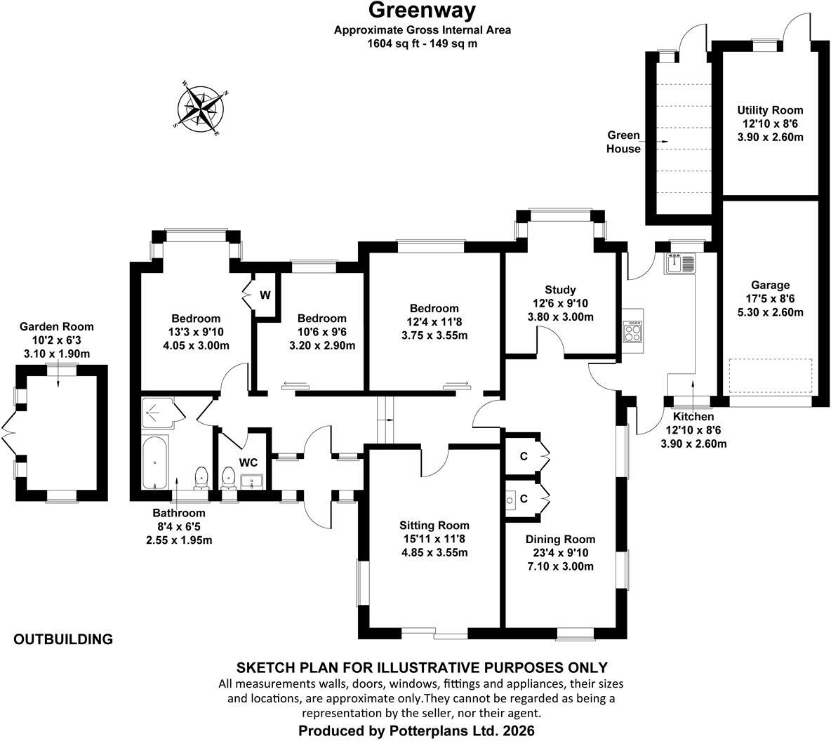 Yaverland, Isle of Wight floorplan