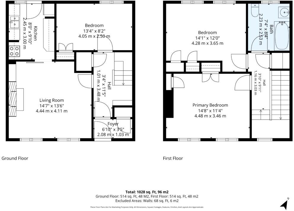310 Calder Road, Edinburgh, EH11 3TB floorplan