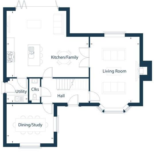 Asterwood, Elmstead Market floorplan