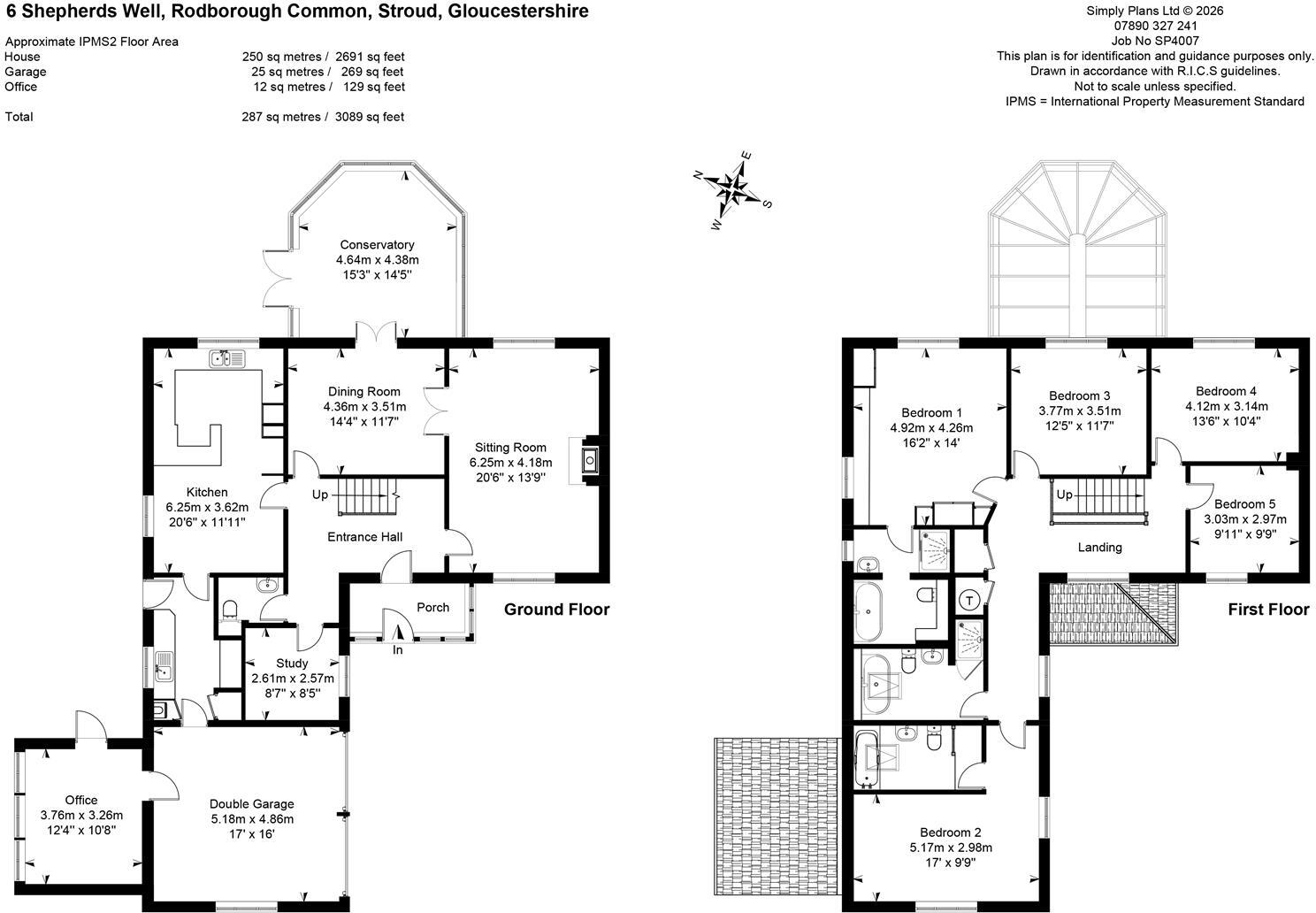6, Shepherds Well, Rodborough Common, Stroud floorplan