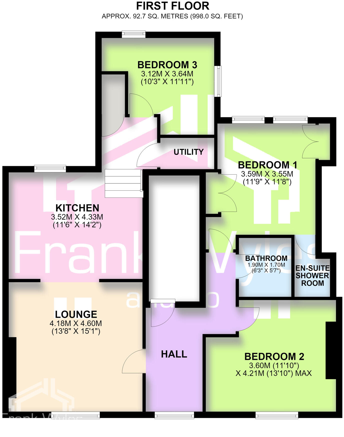 First Floor Flat, 14b Agnew Street, Lytham, Lancashire floorplan