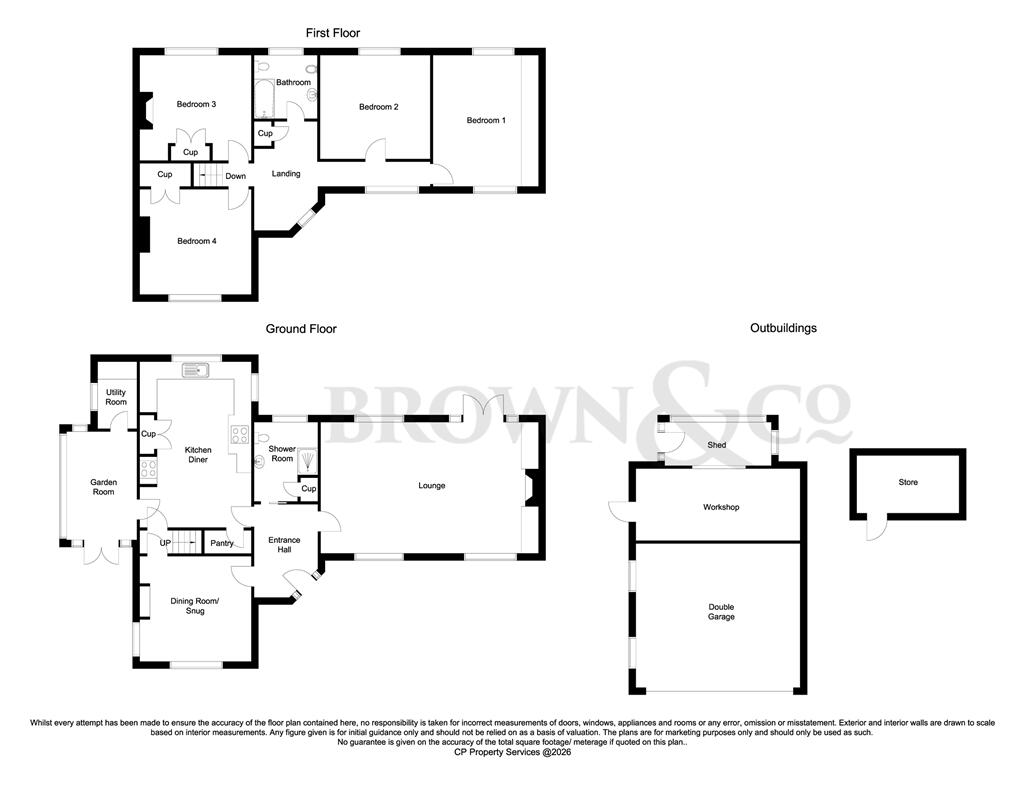 Meadow View, West Markham, Newark, Nottinghamshire NG22 0GU floorplan