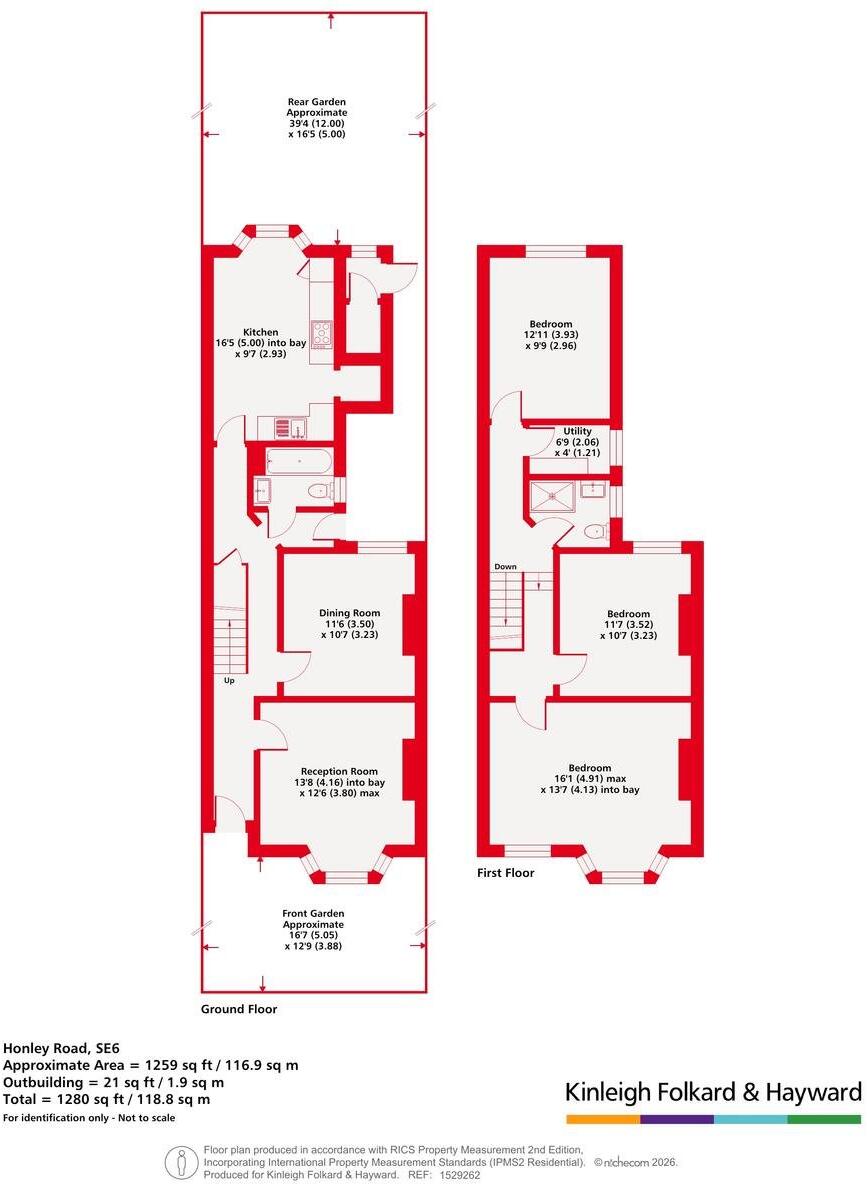 Honley Road, London, SE6 floorplan