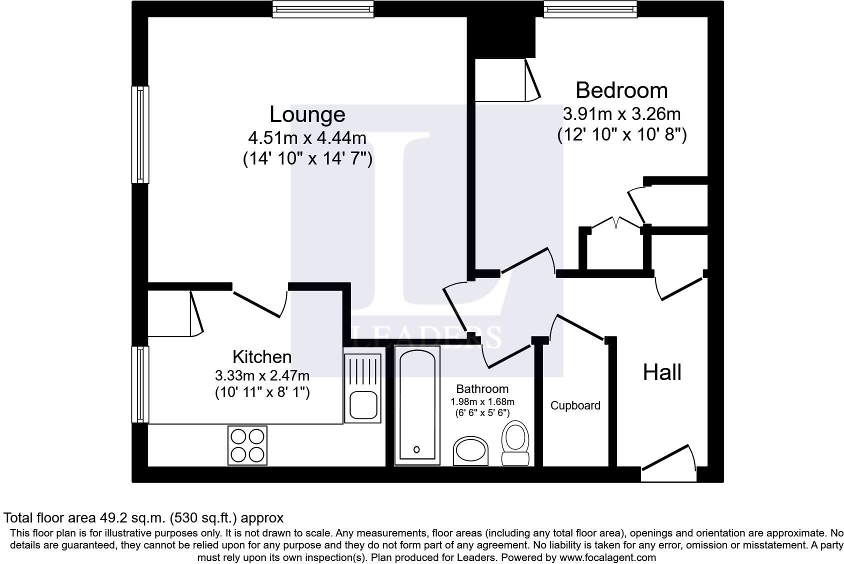 Greenacres, North Parade, Horsham, RH12 floorplan
